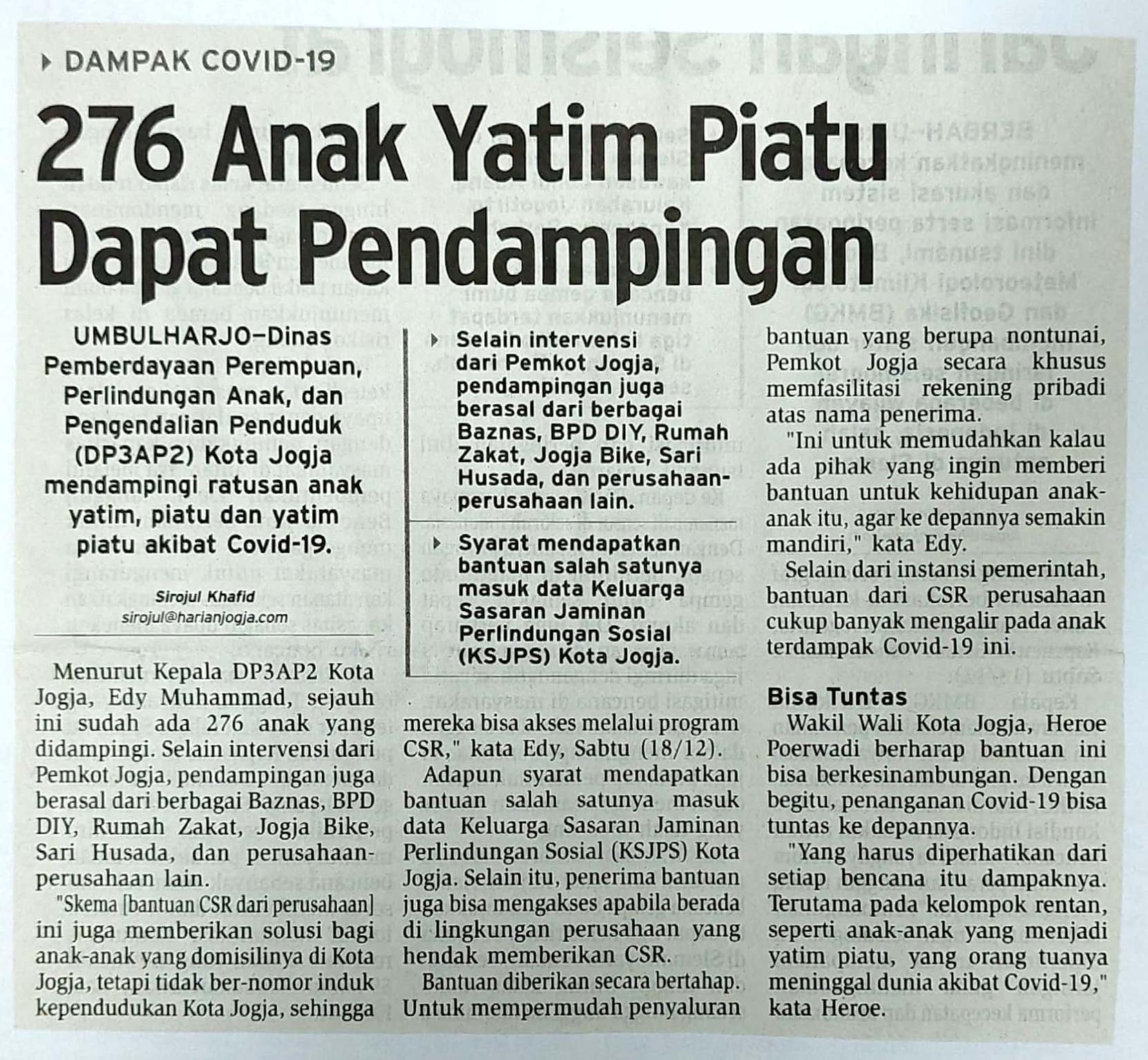 Kliping jogja terbaru