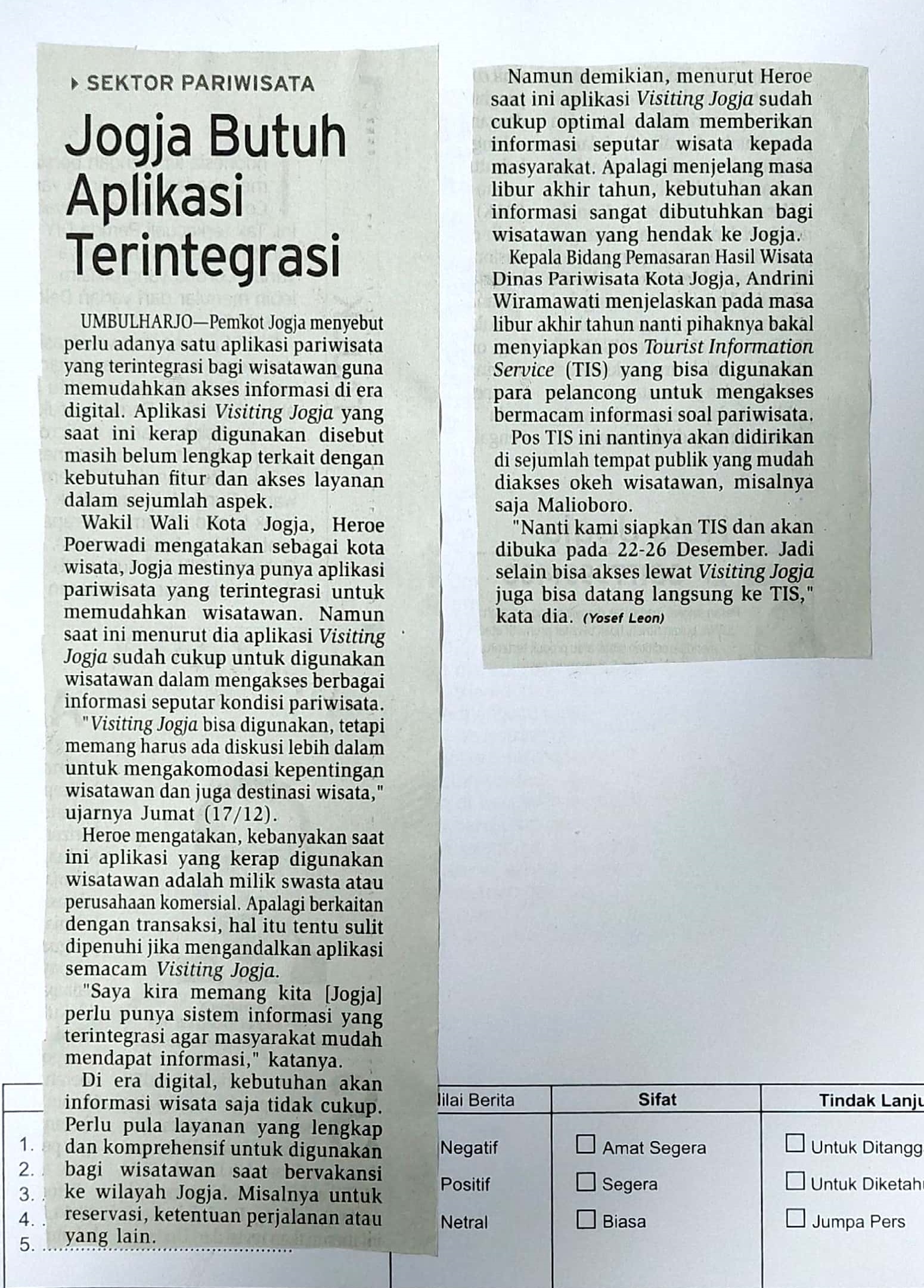 Kliping jogja terbaru