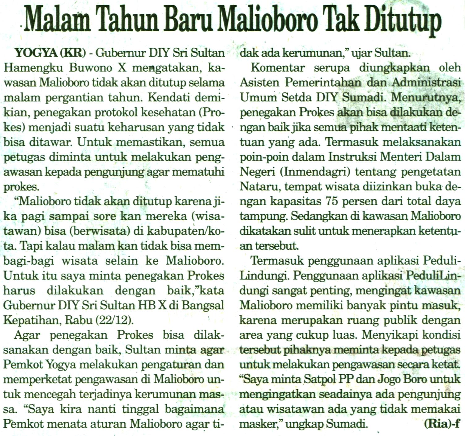 Kliping jogja terbaru