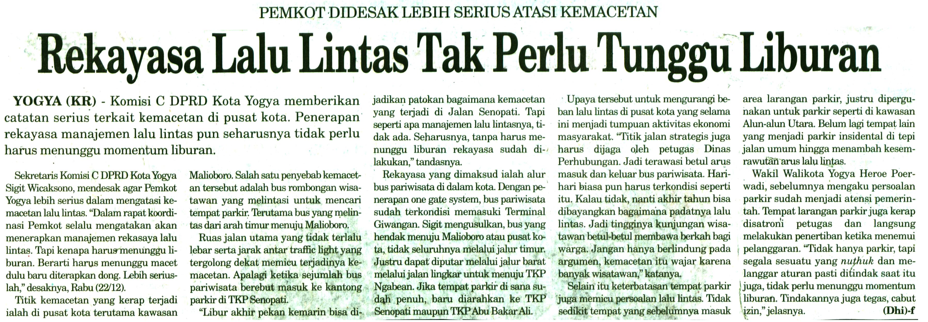 Kliping jogja terbaru
