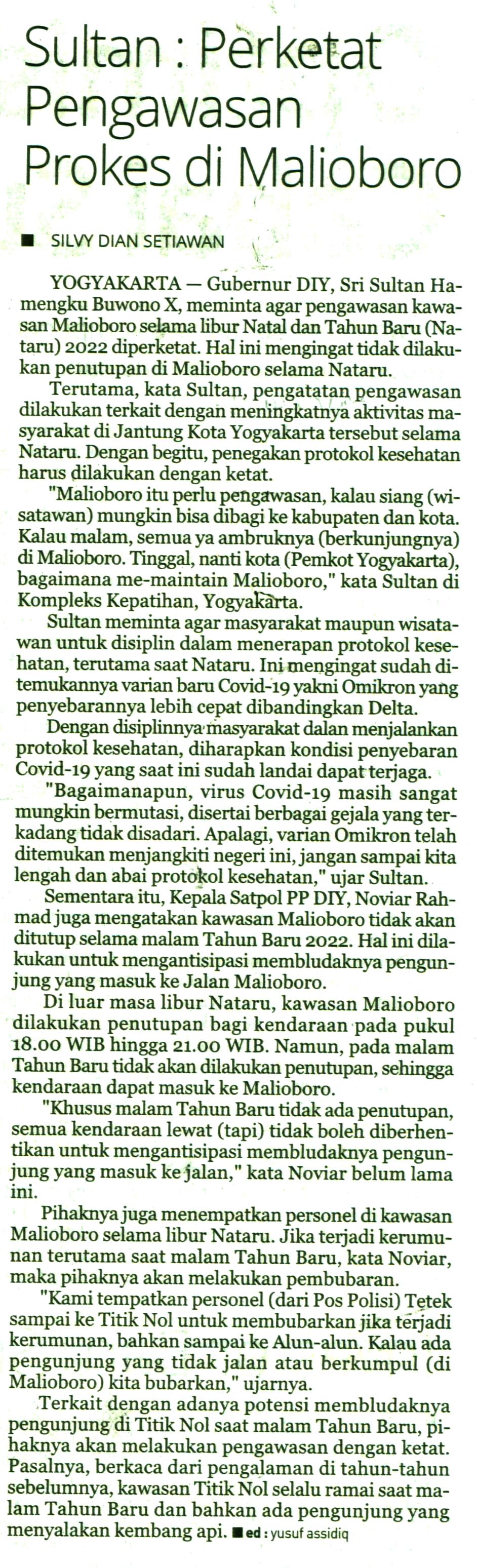 Kliping jogja terbaru
