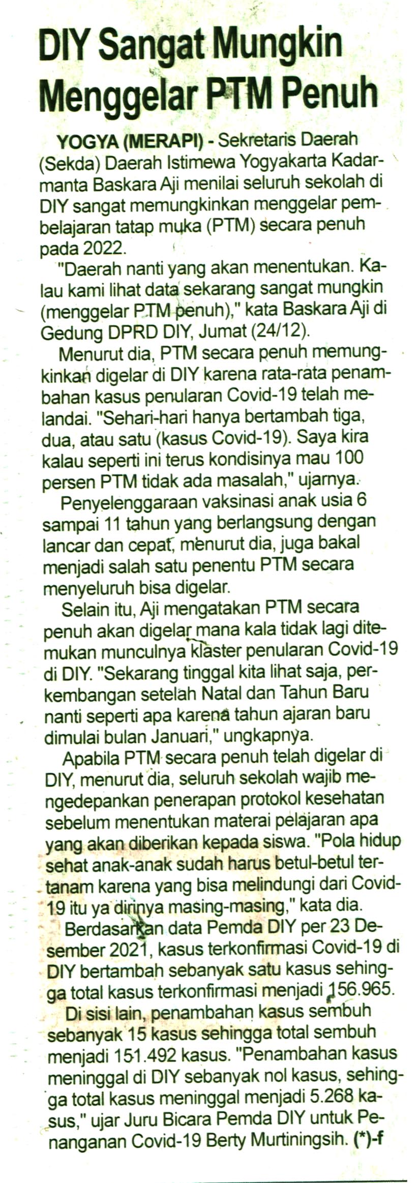 Kliping jogja terbaru