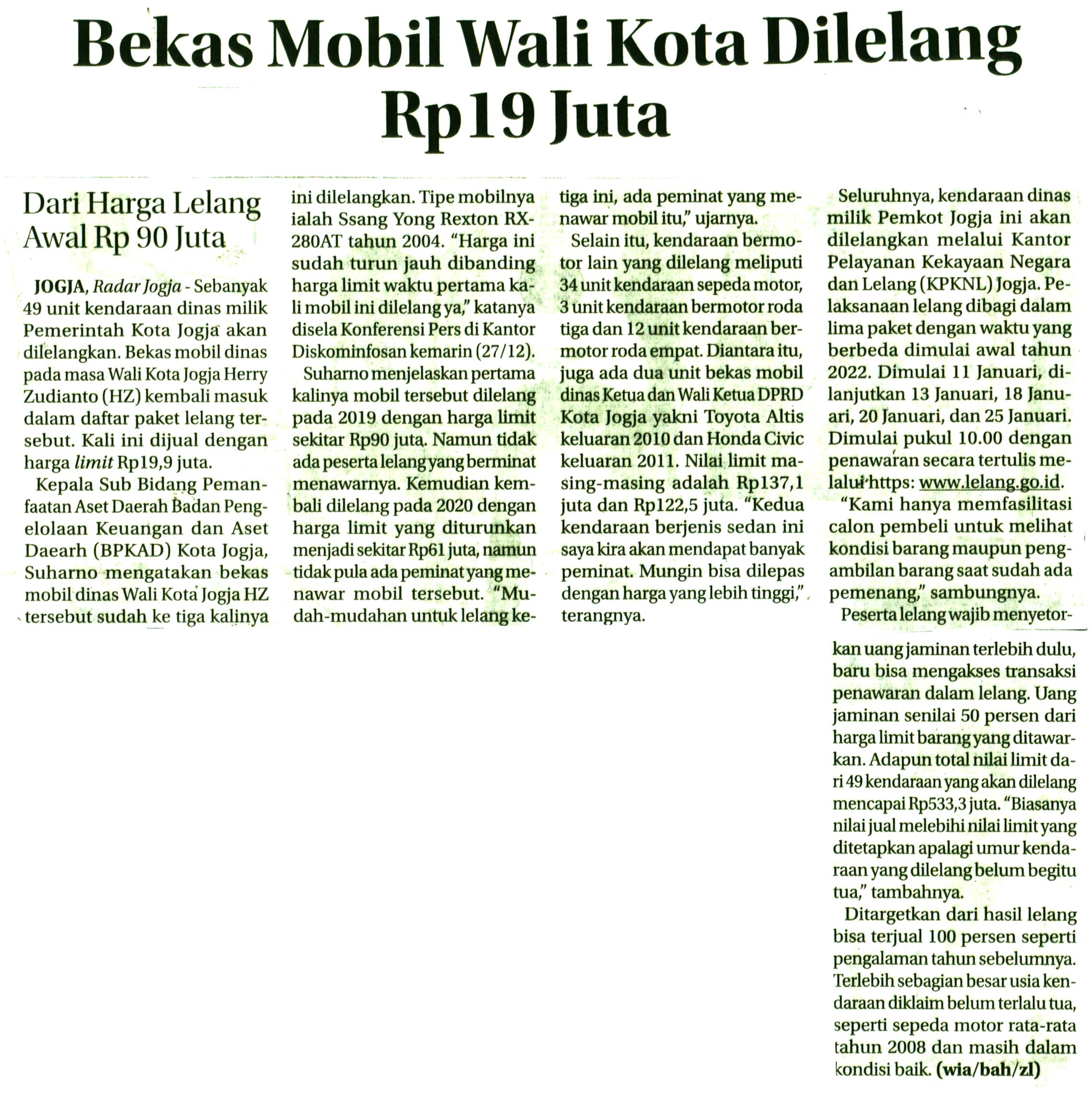 Kliping jogja terbaru