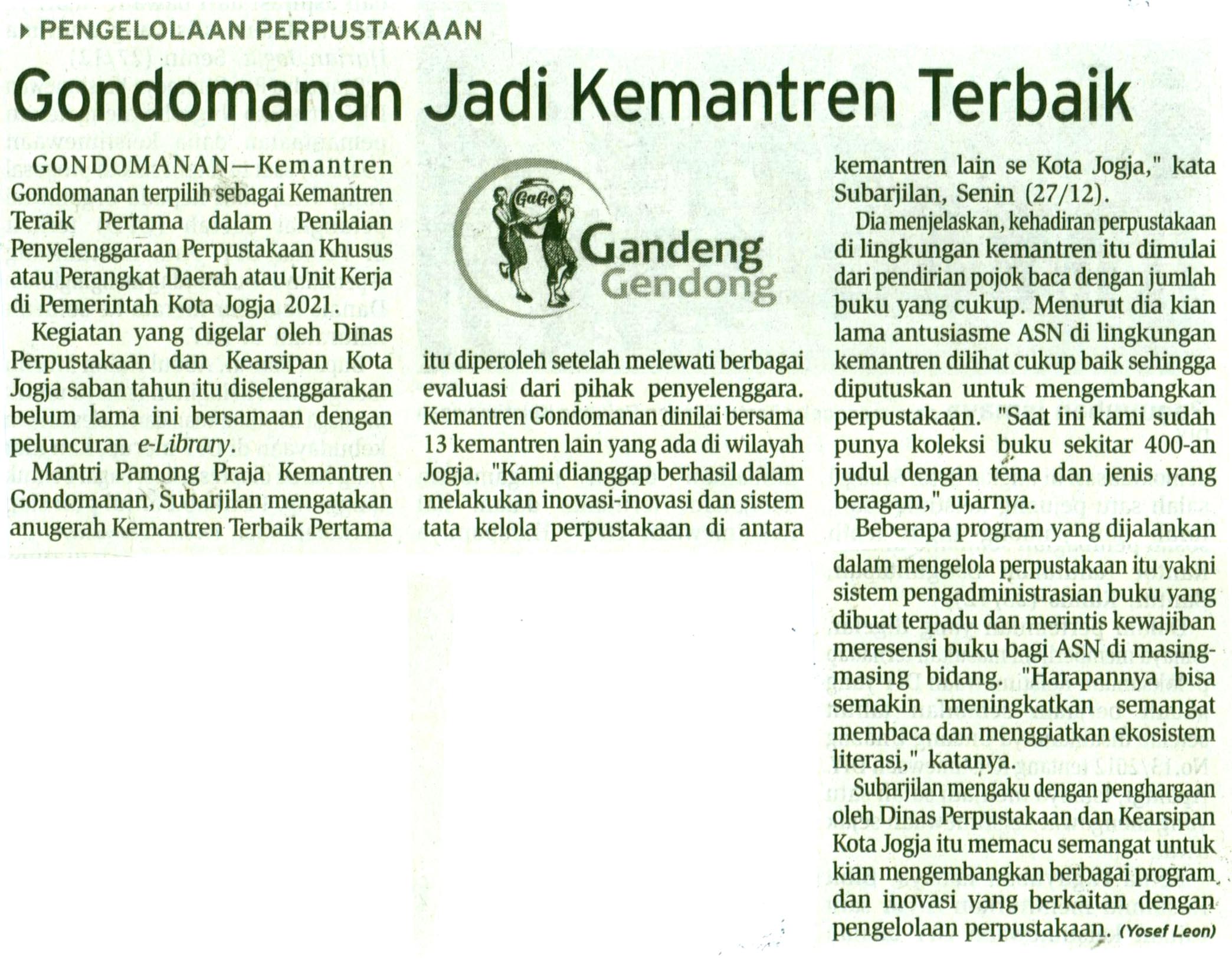 Kliping jogja terbaru