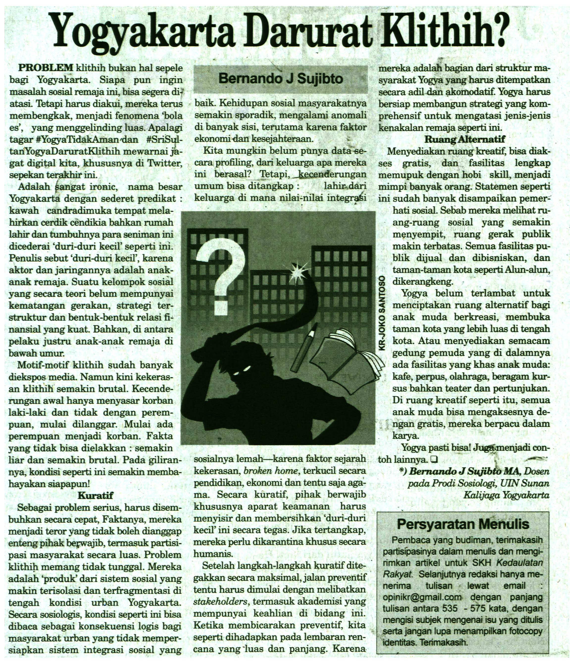 Kliping jogja terbaru