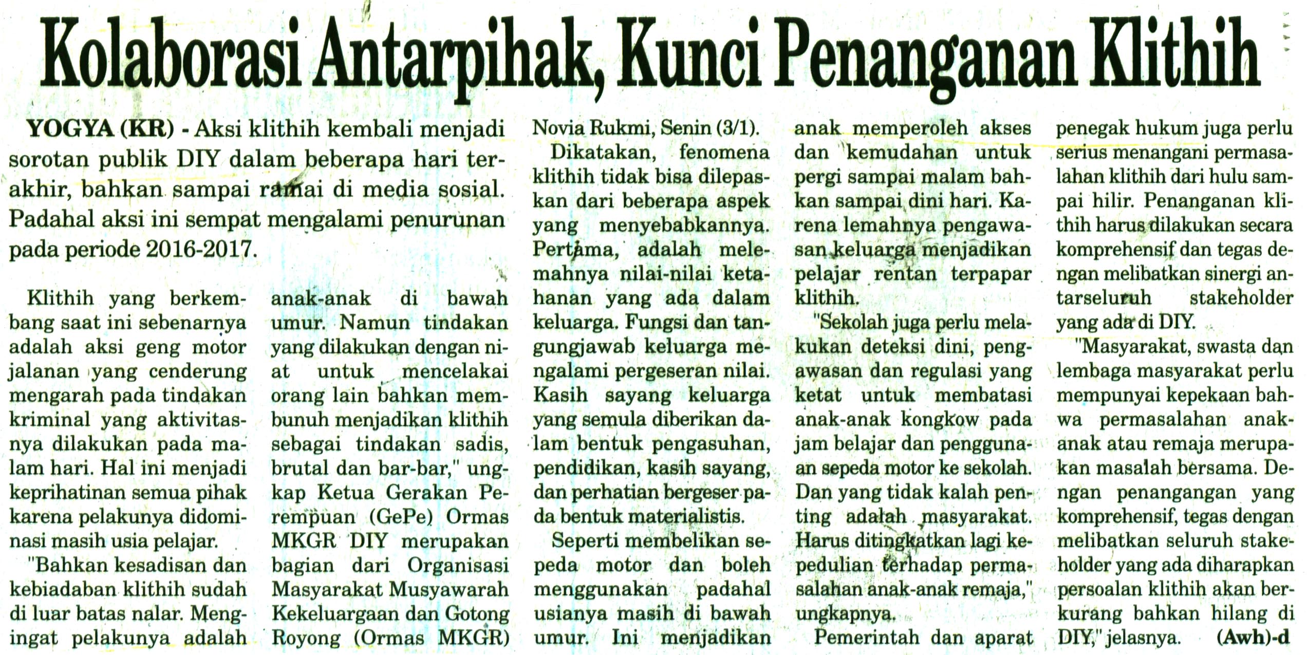 Kliping jogja terbaru