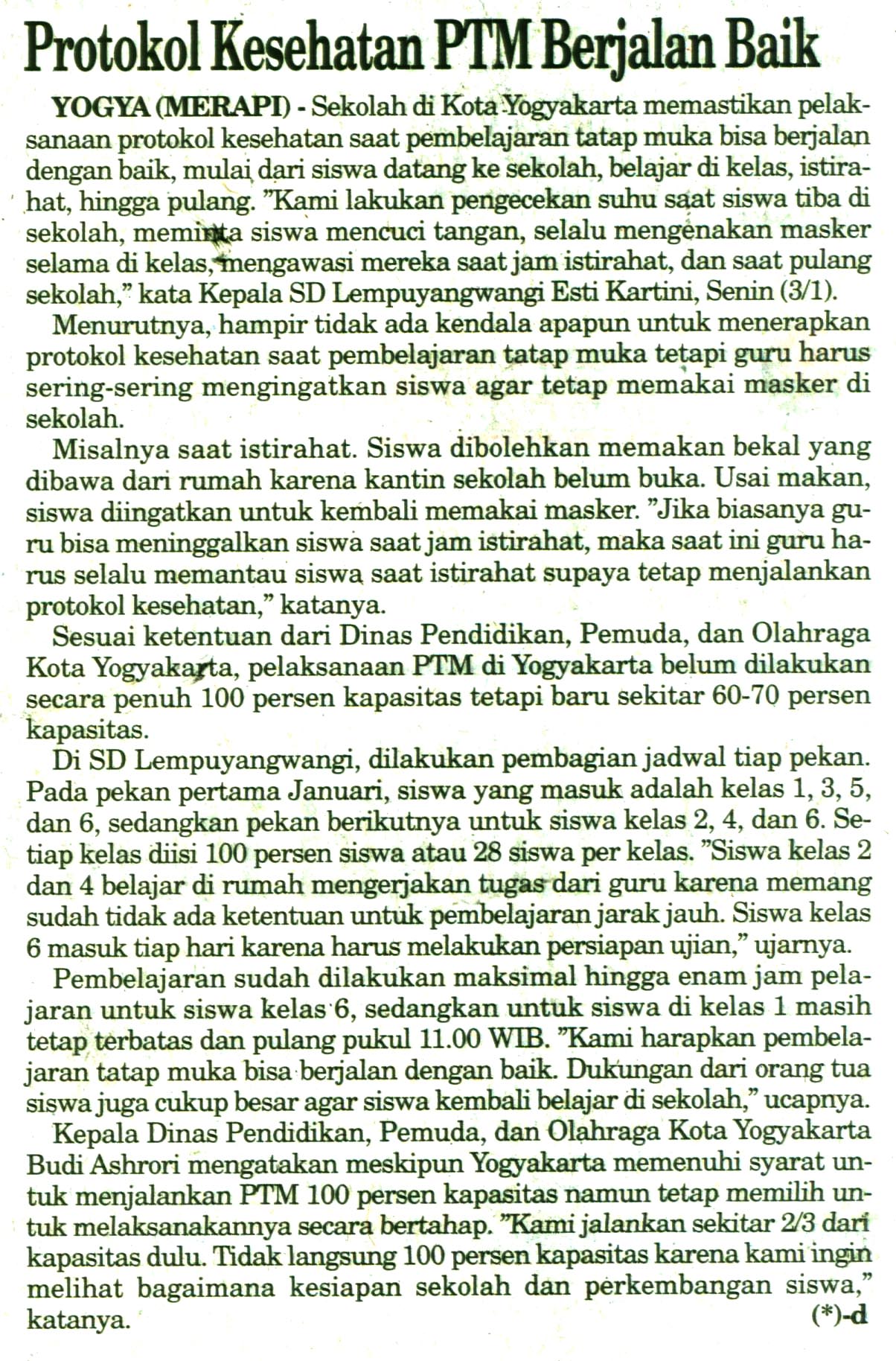 Kliping jogja terbaru