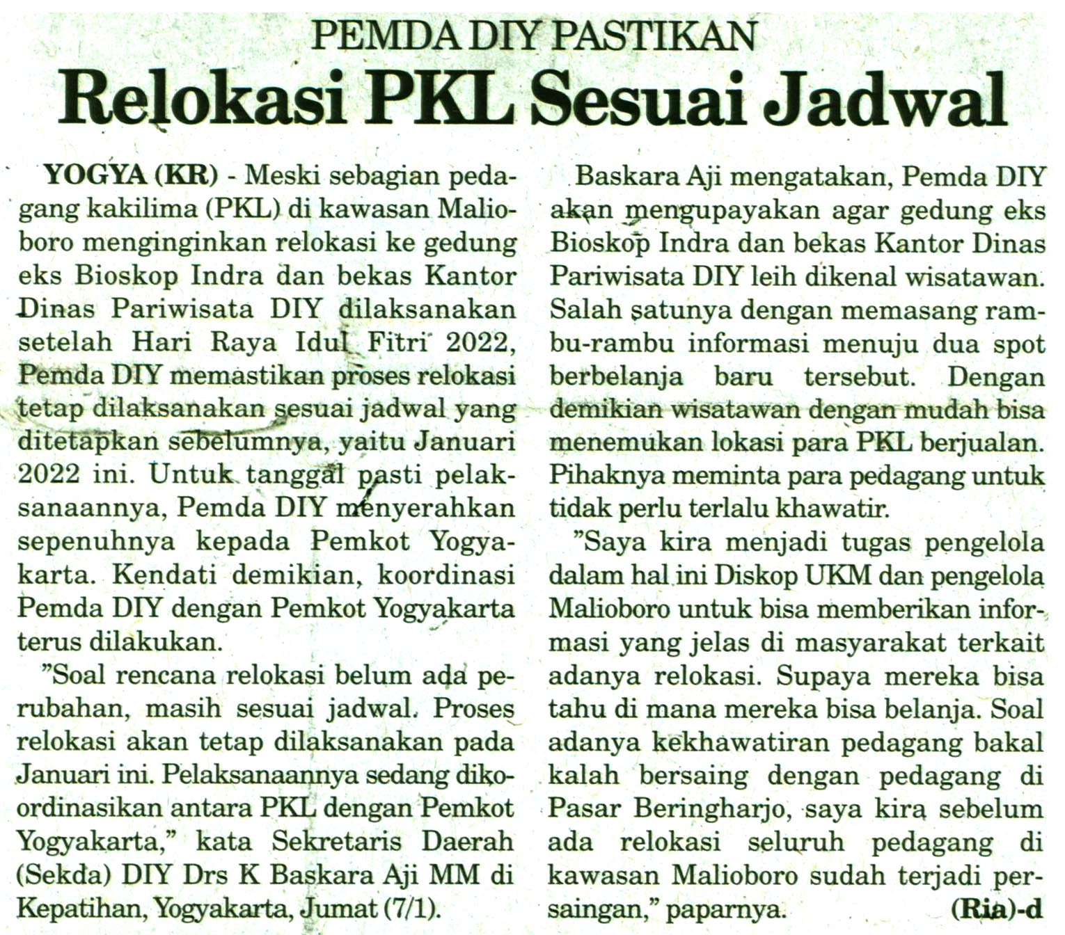 Kliping jogja terbaru