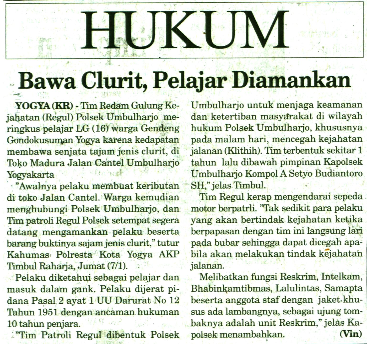 Kliping jogja terbaru