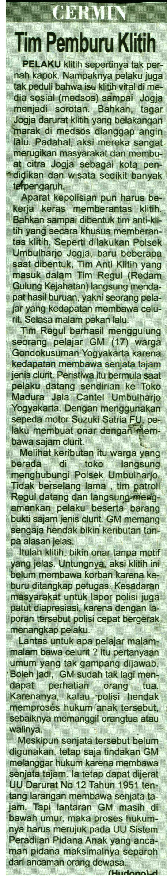 Kliping jogja terbaru