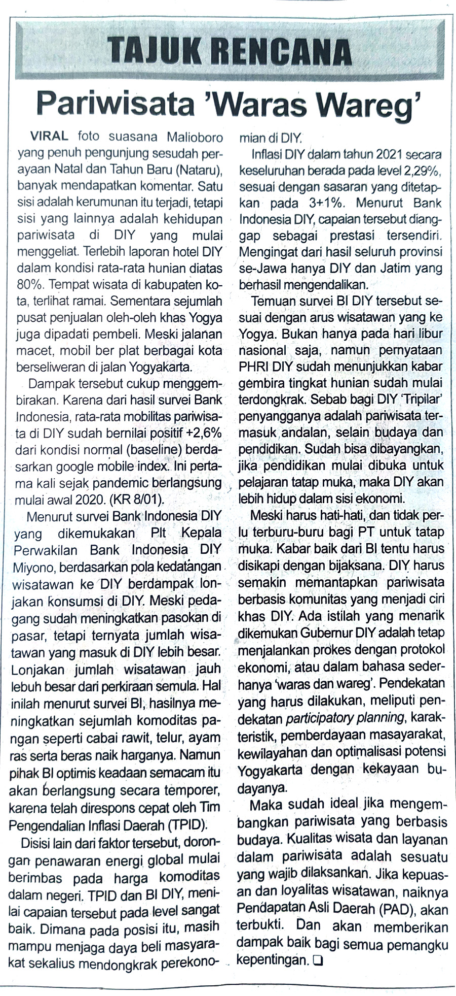 Kliping jogja terbaru