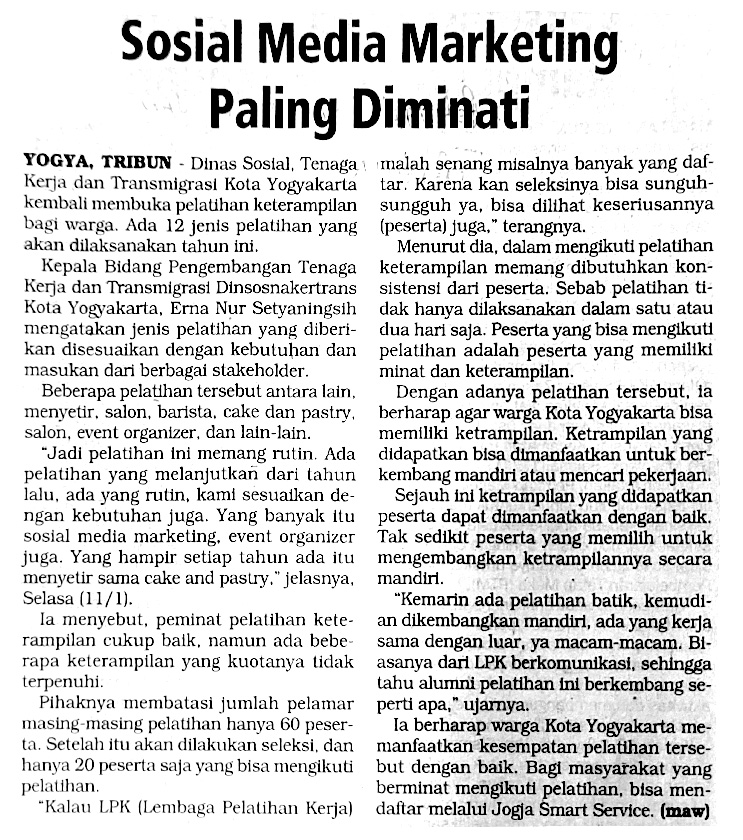 Kliping jogja terbaru