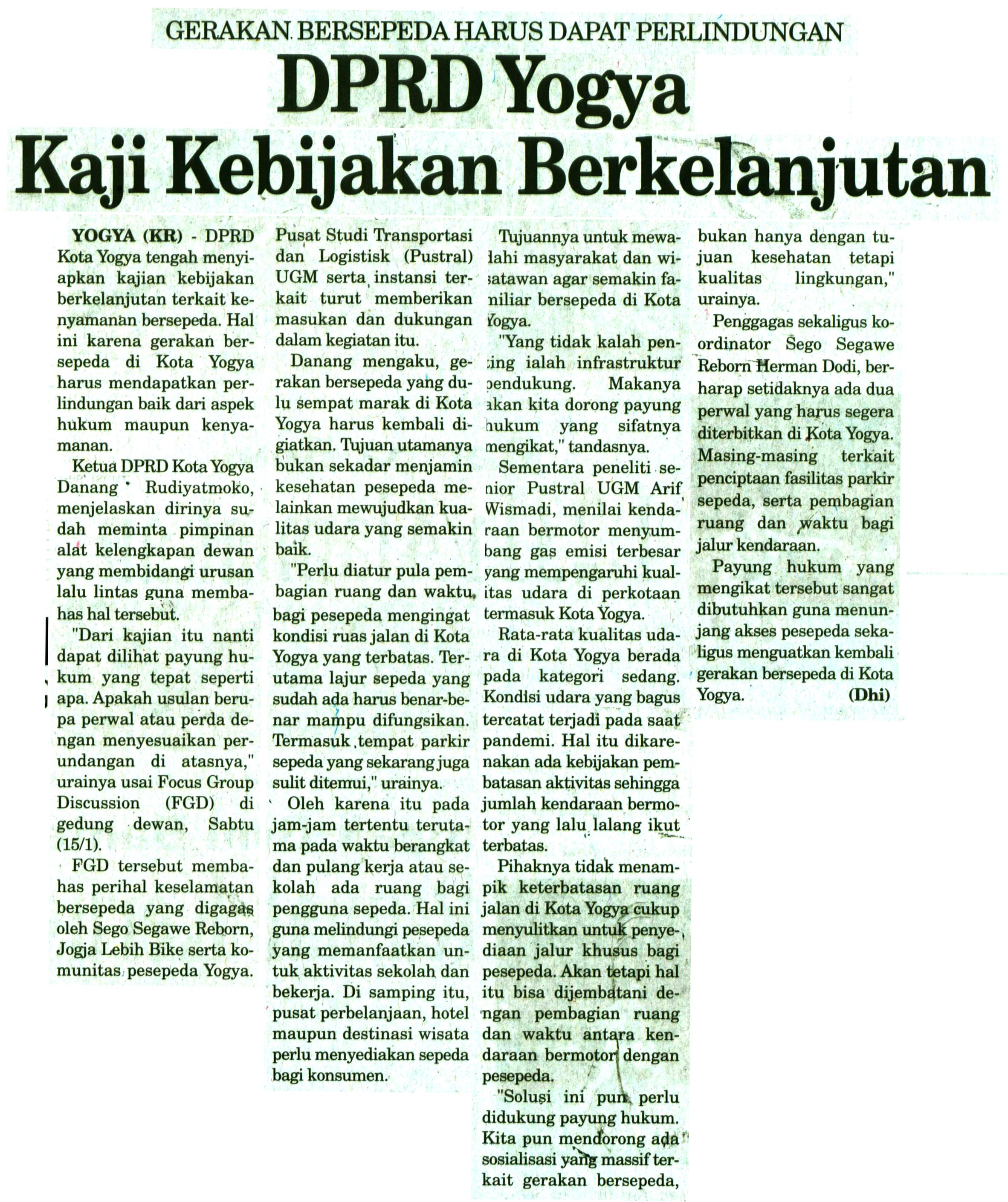 Kliping jogja terbaru