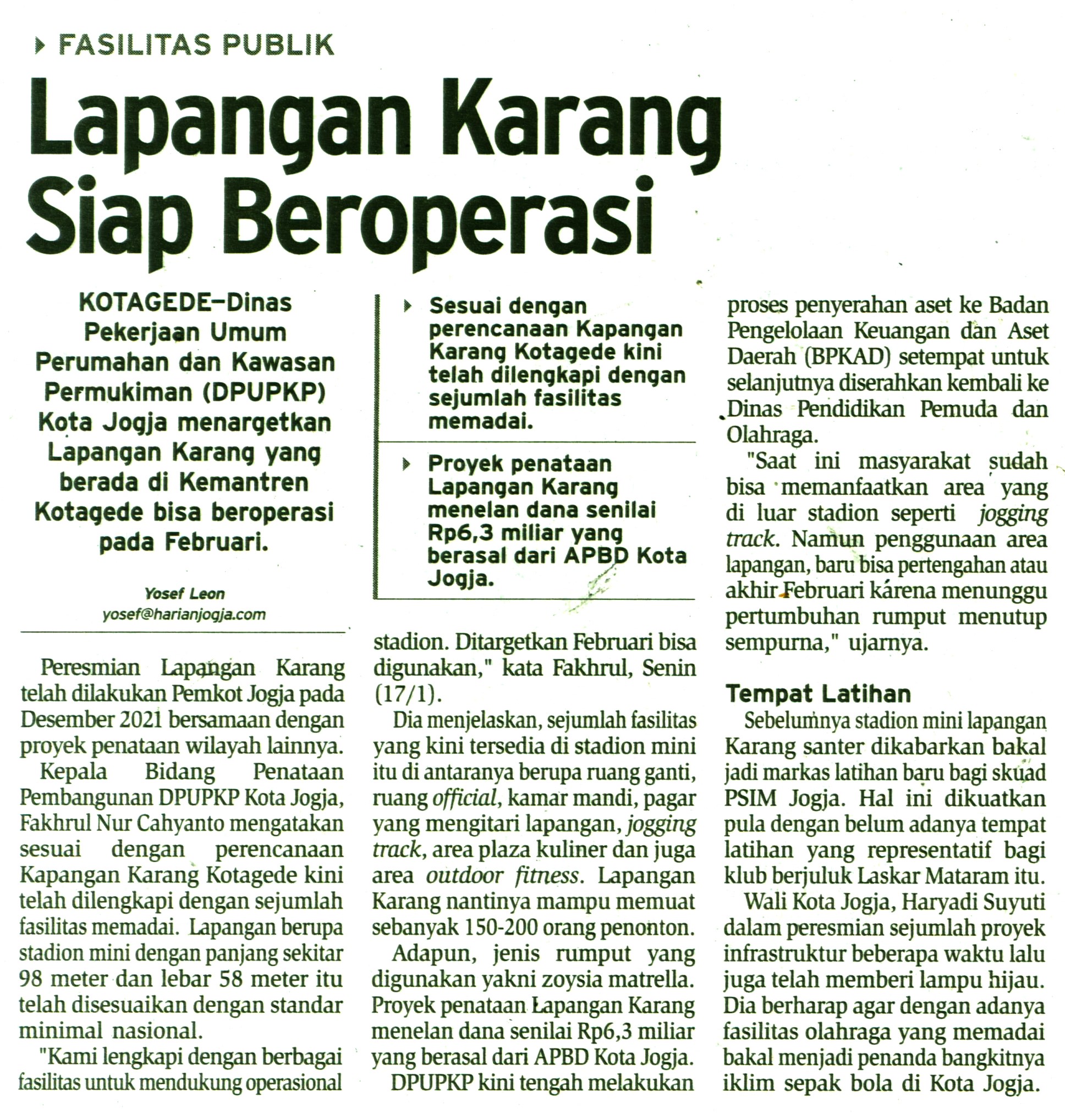 Kliping jogja terbaru