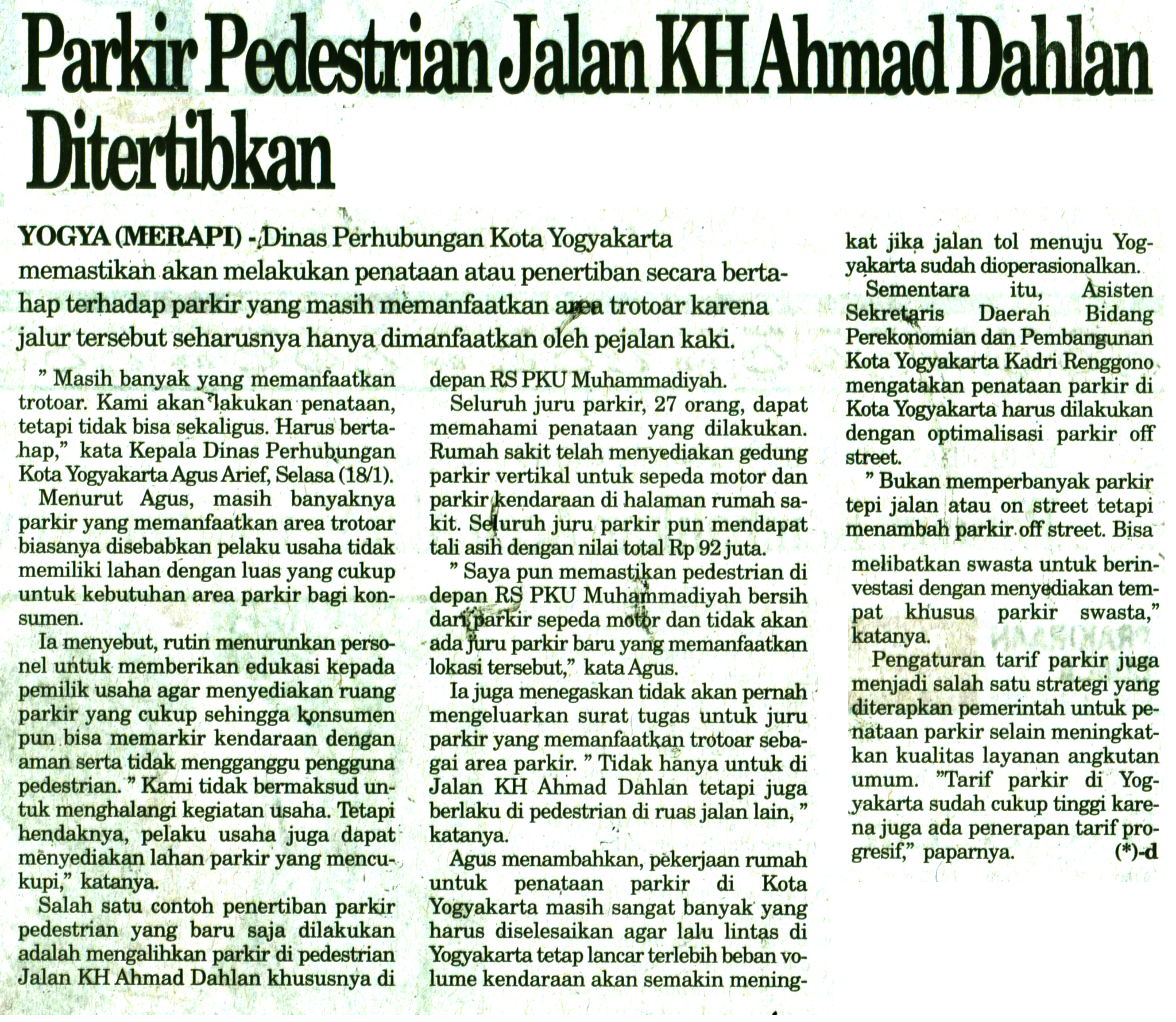 Kliping jogja terbaru