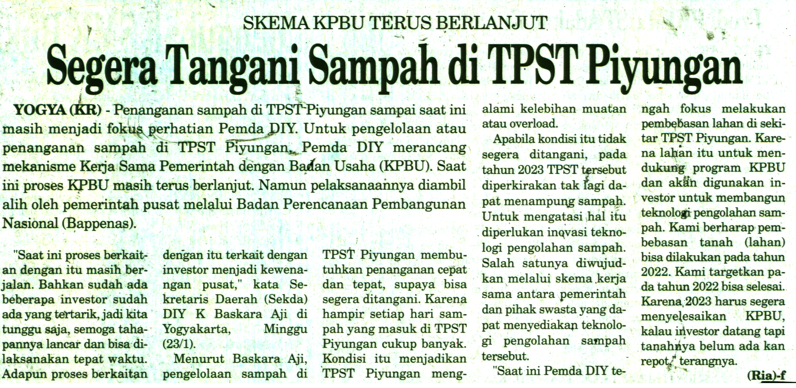Kliping jogja terbaru