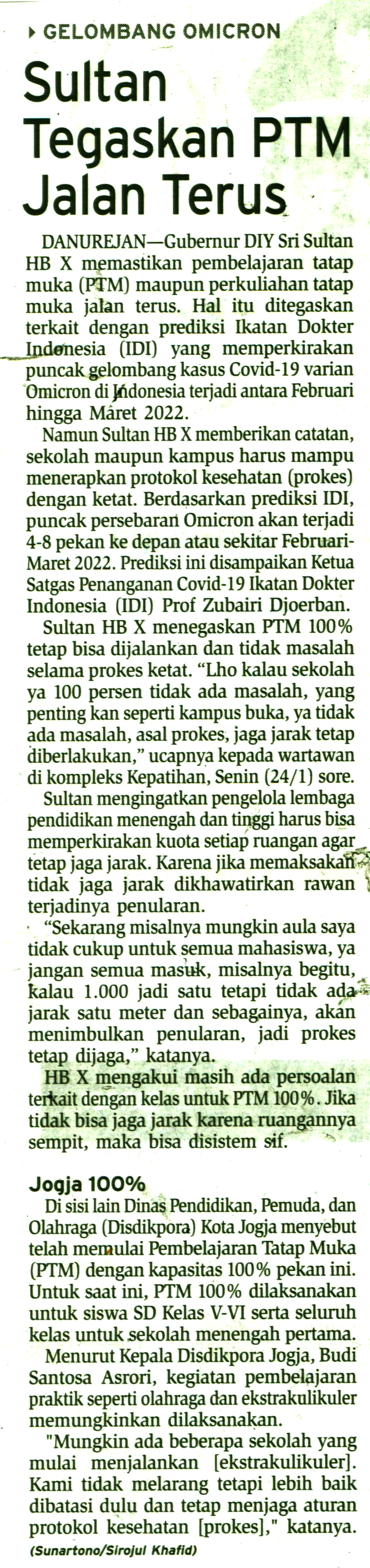 Kliping jogja terbaru