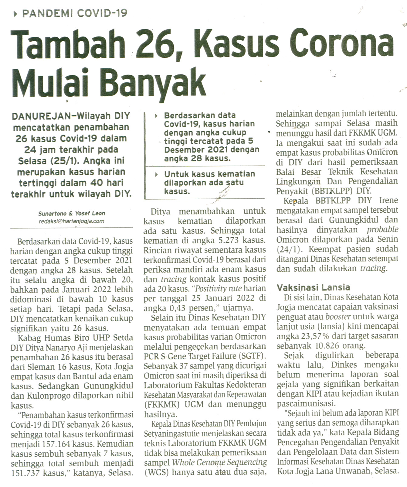 Kliping jogja terbaru