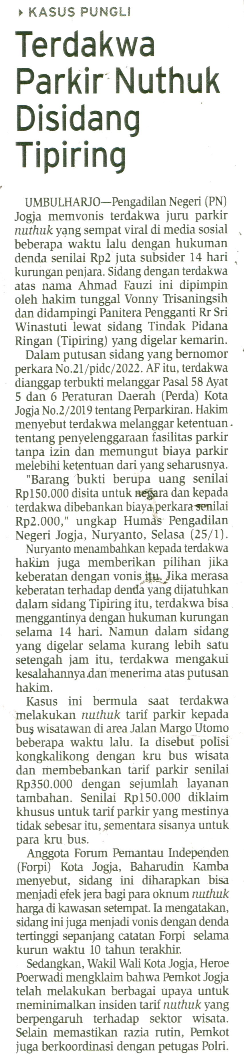 Kliping jogja terbaru