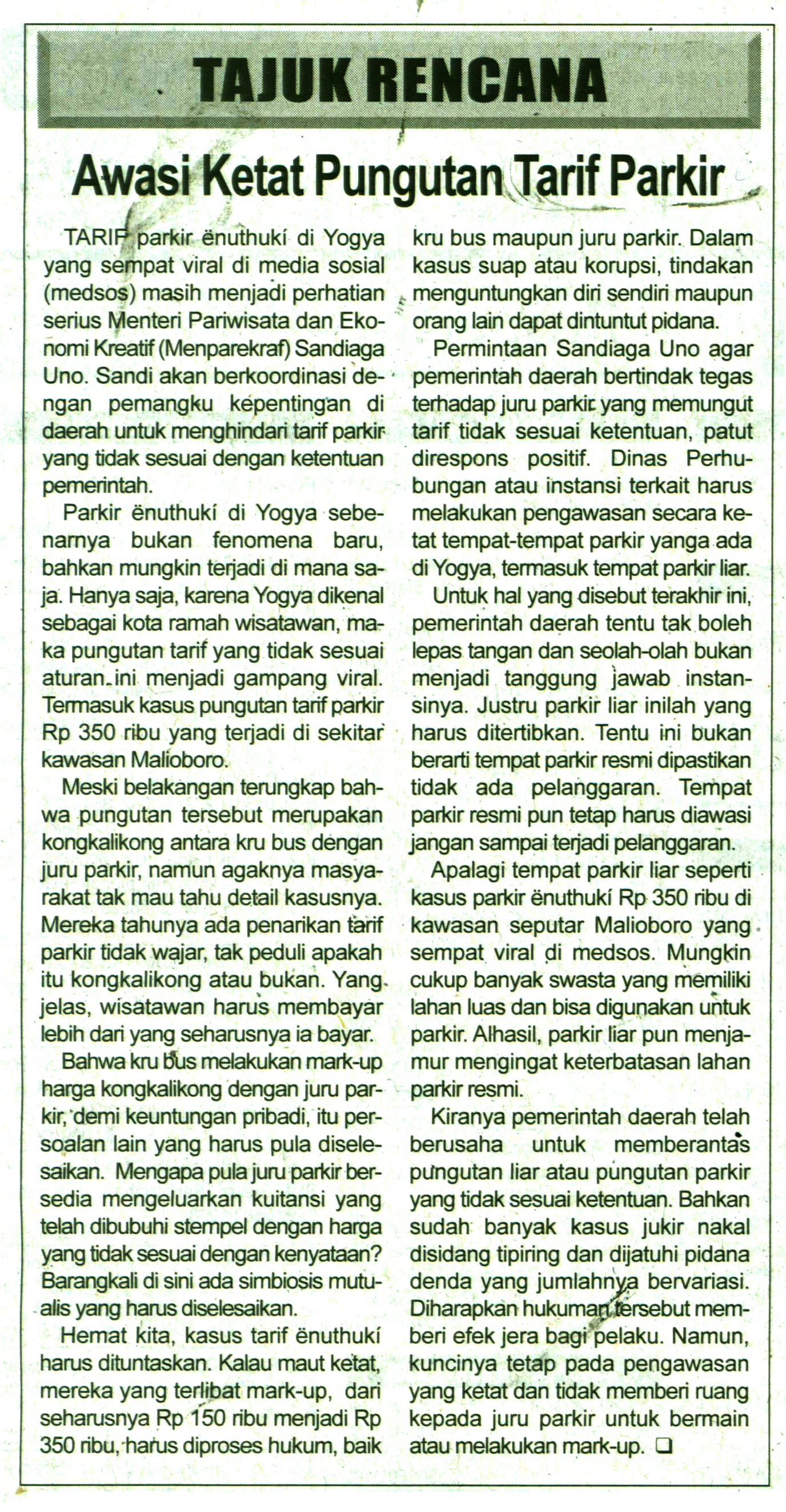 Kliping jogja terbaru