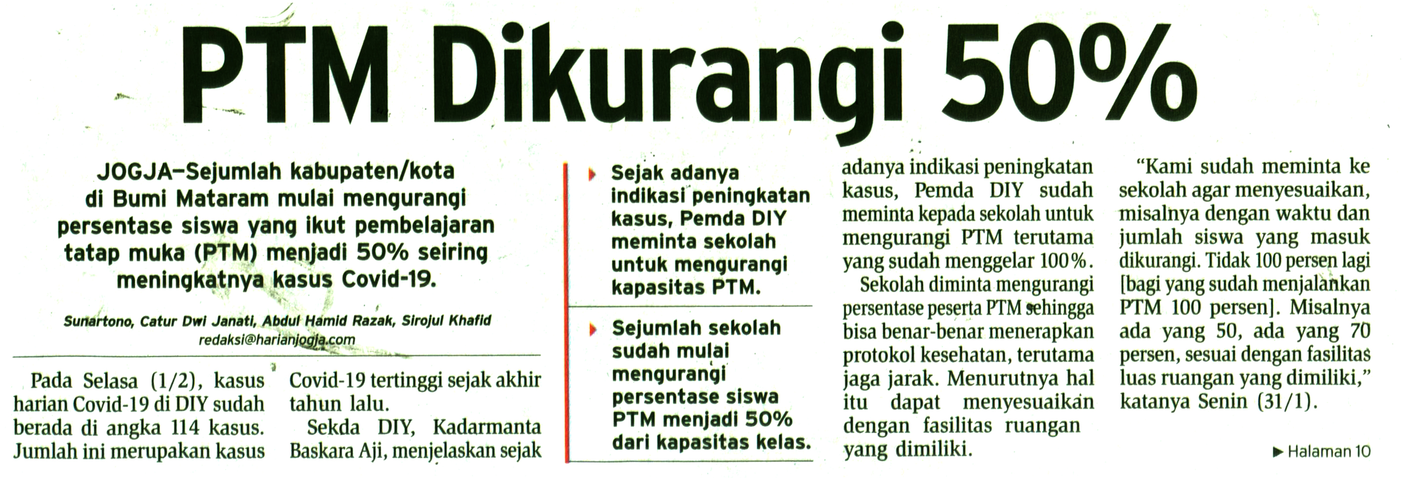 Kliping jogja terbaru