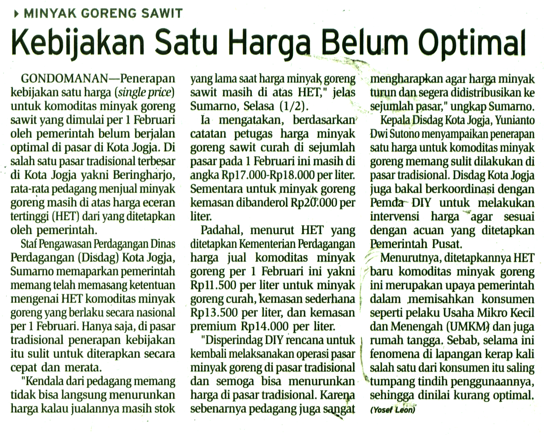 Kliping jogja terbaru