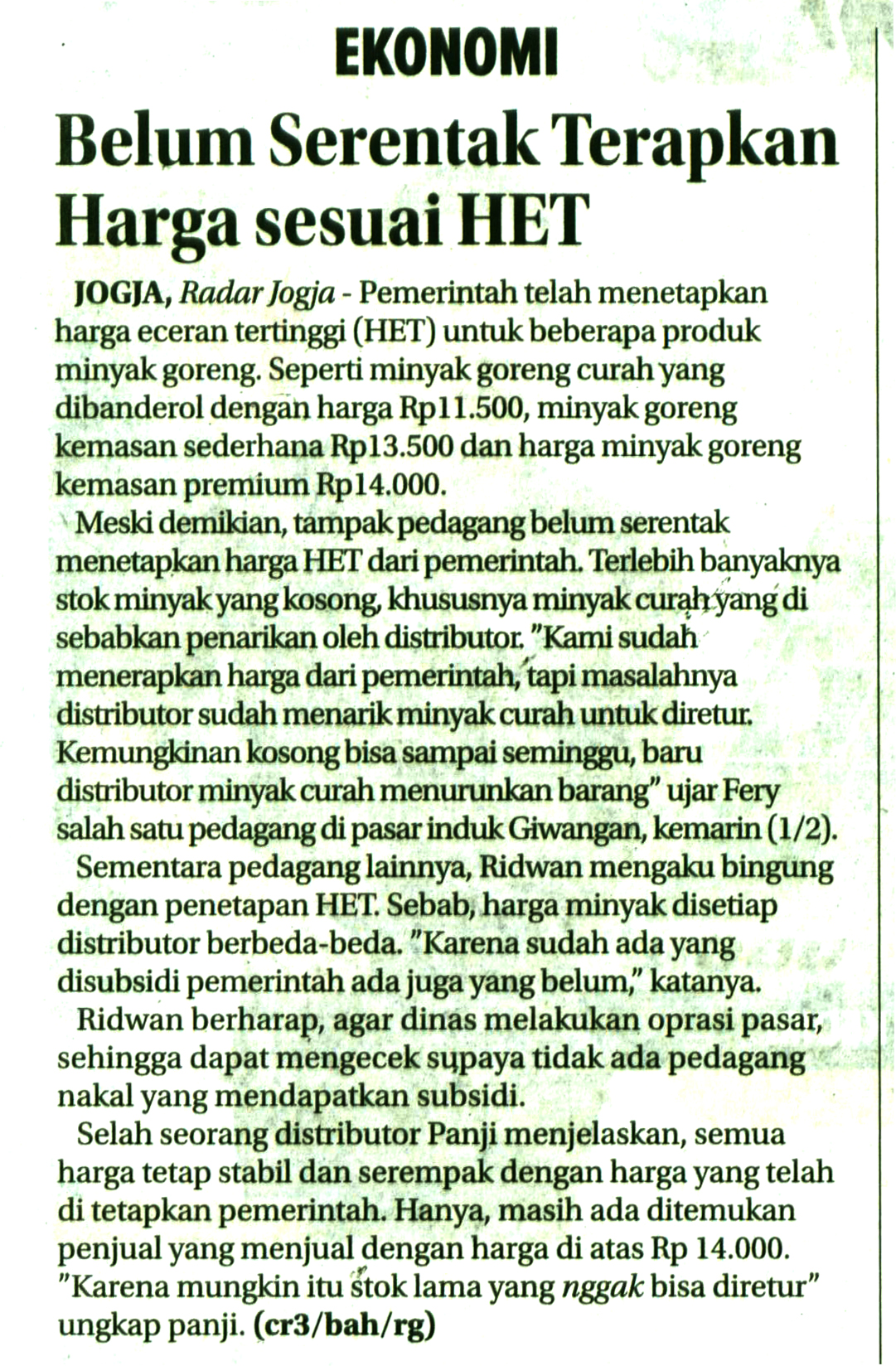 Kliping jogja terbaru