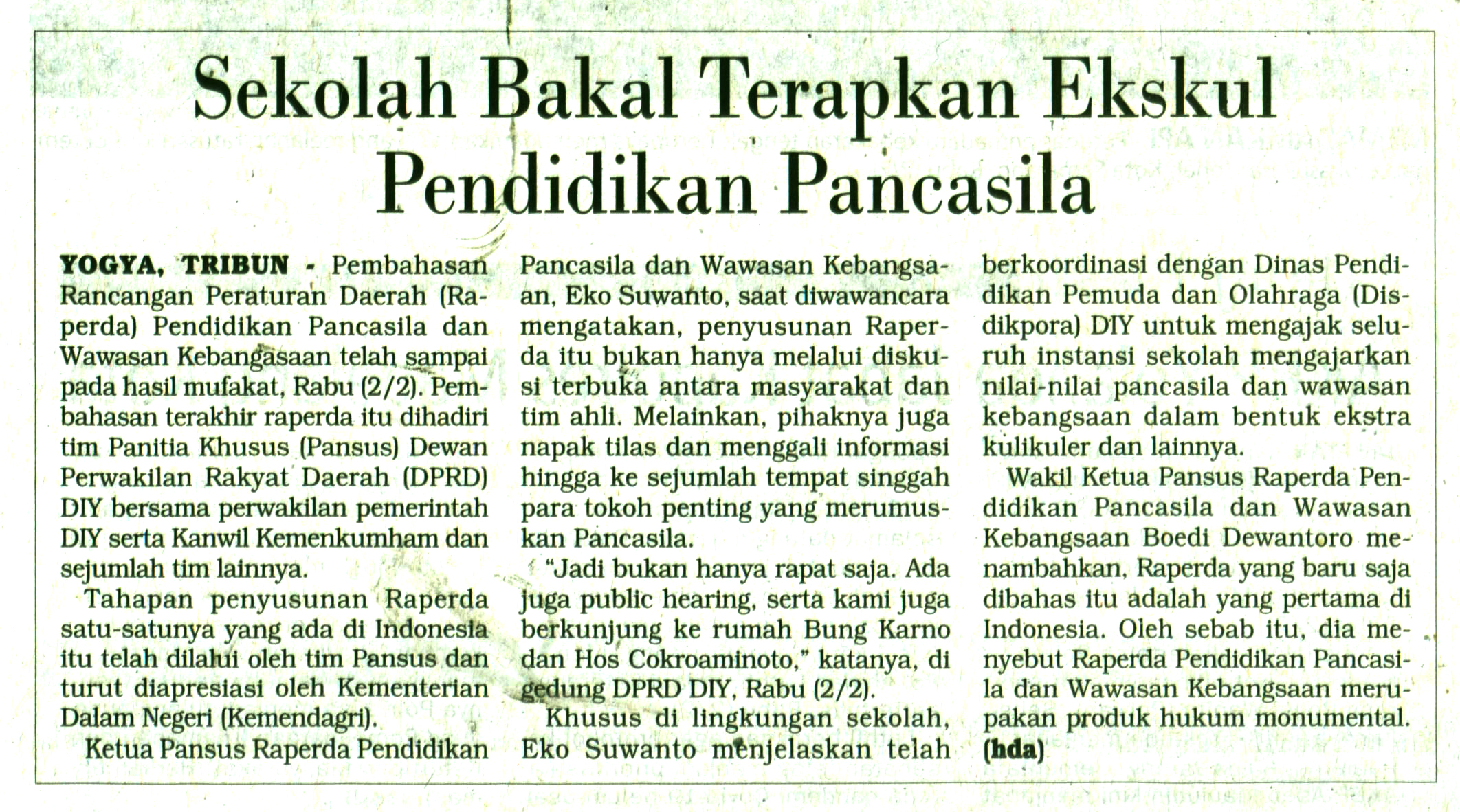 Kliping jogja terbaru