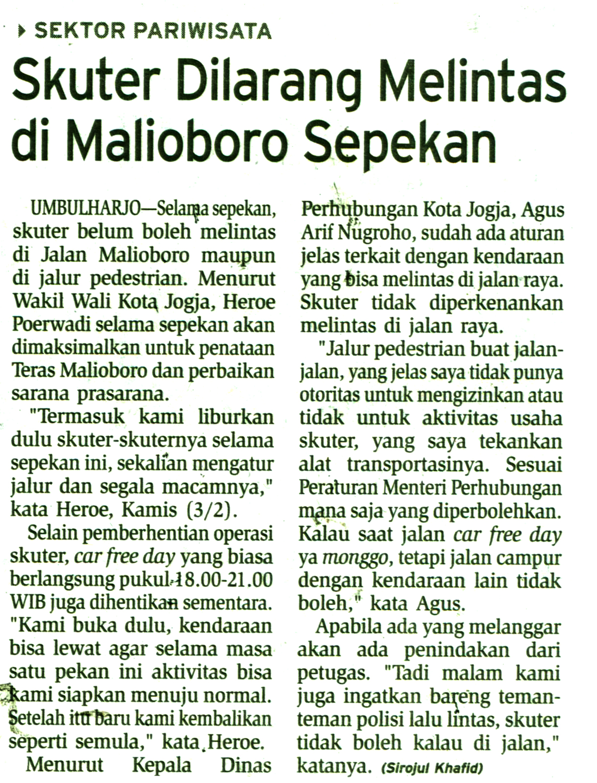 Kliping jogja terbaru
