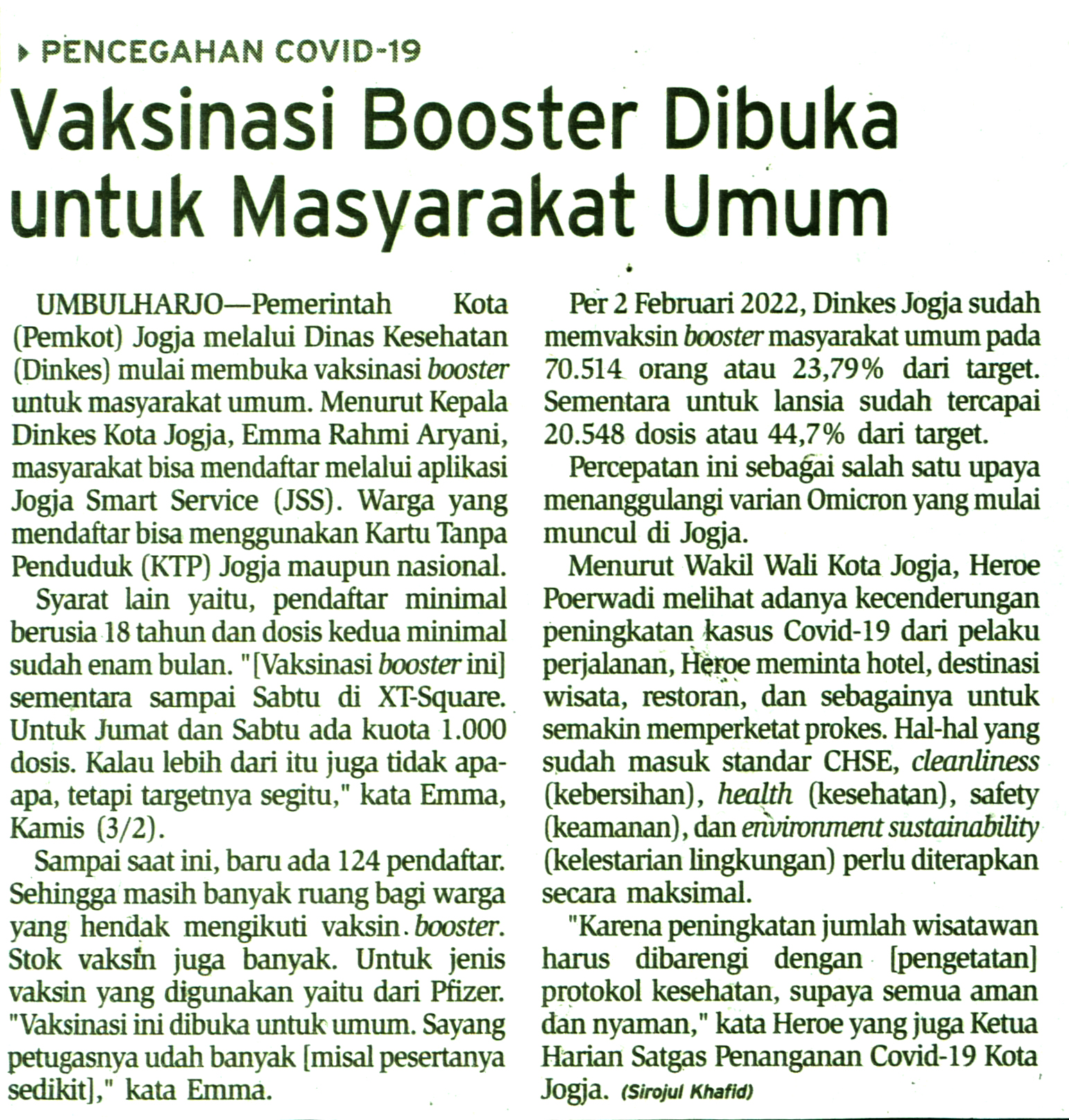 Kliping jogja terbaru