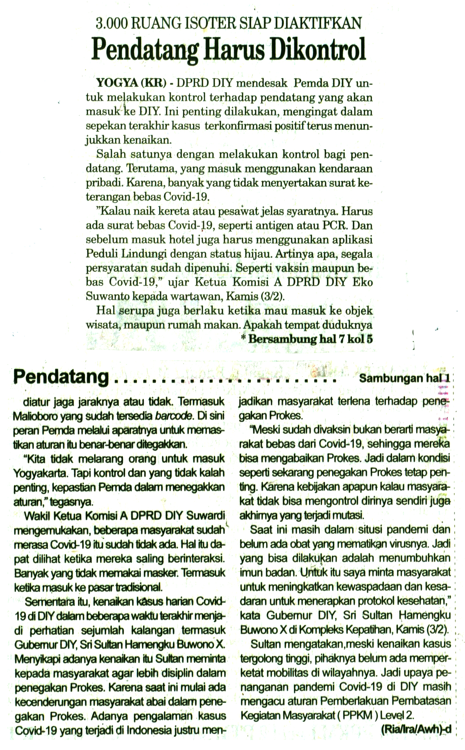 Kliping jogja terbaru