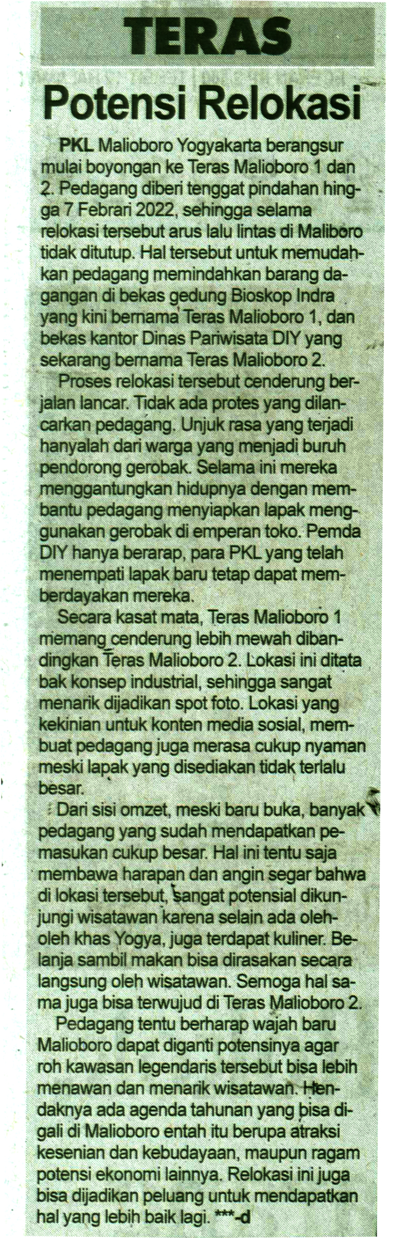 Kliping jogja terbaru