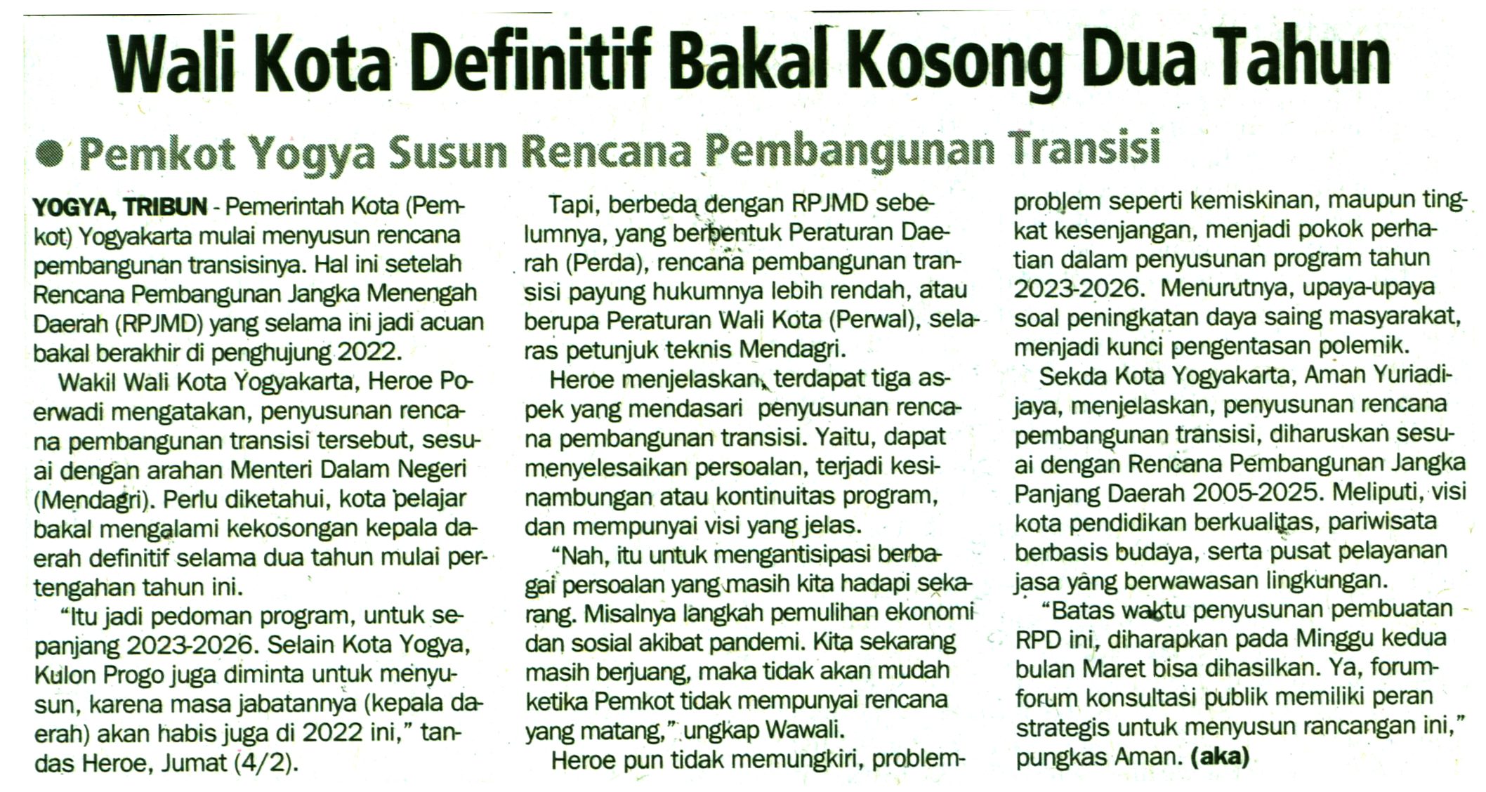 Kliping jogja terbaru