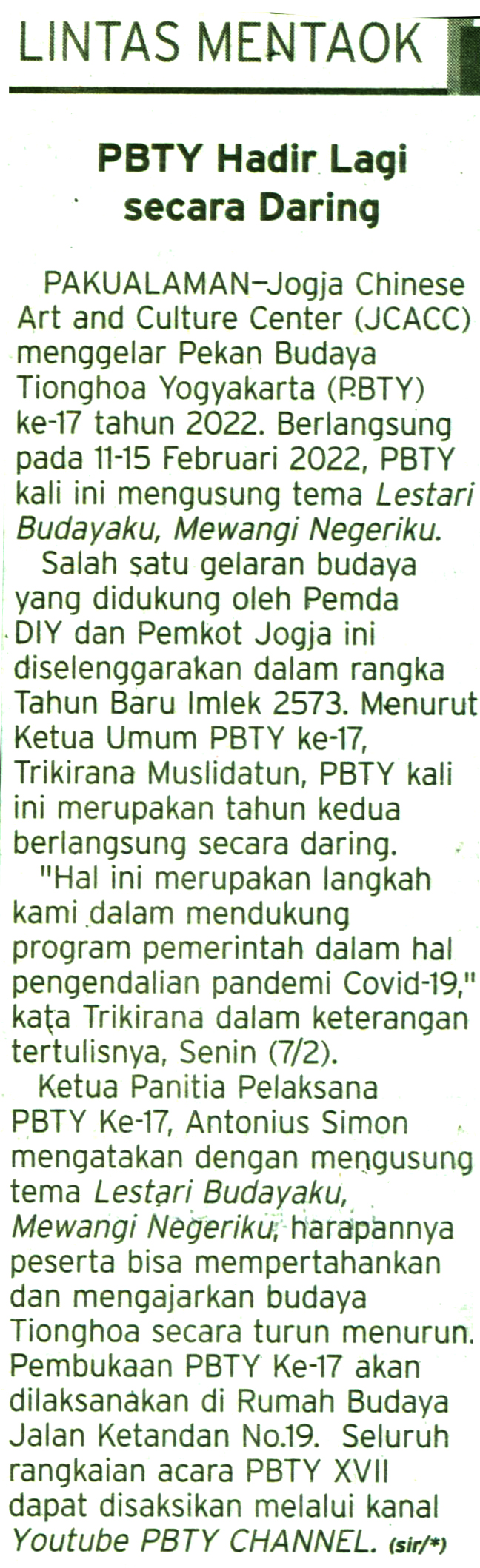 Kliping jogja terbaru
