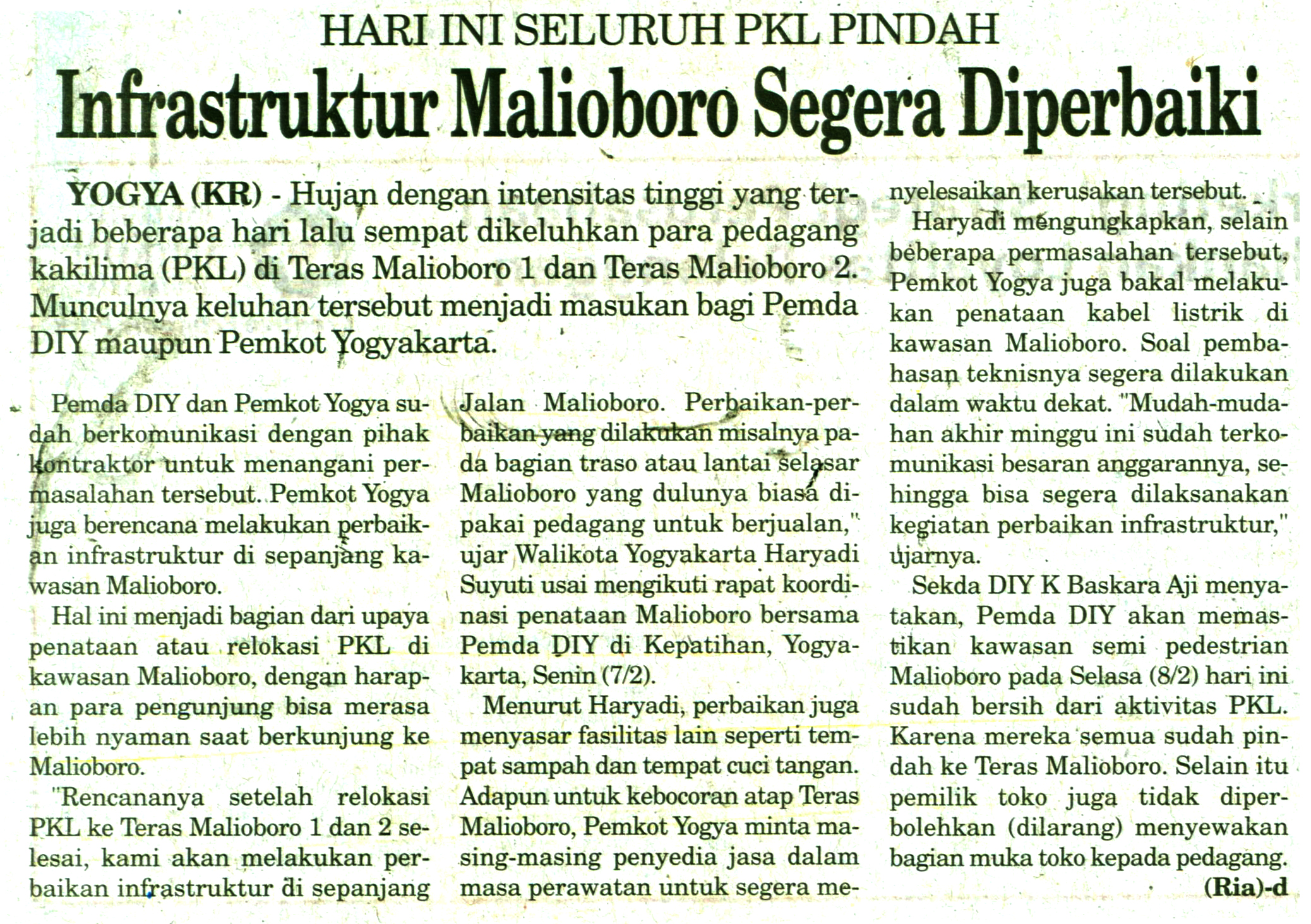 Kliping jogja terbaru