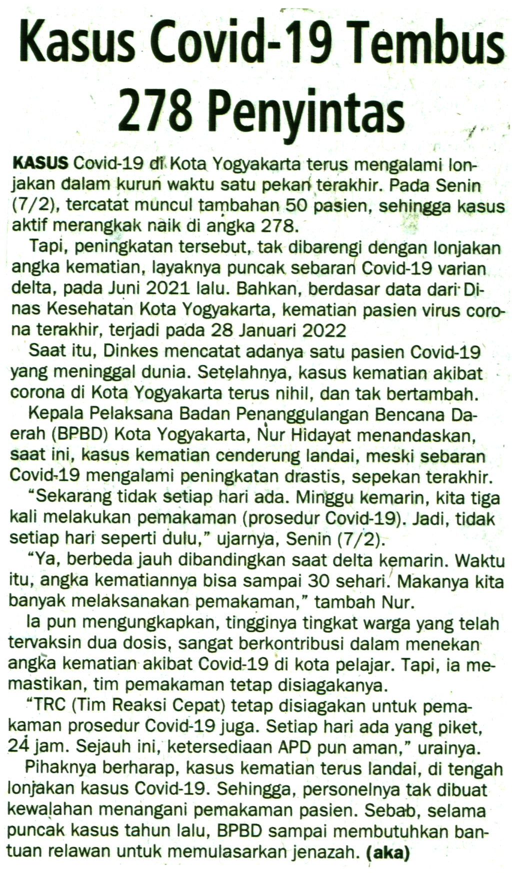 Kliping jogja terbaru