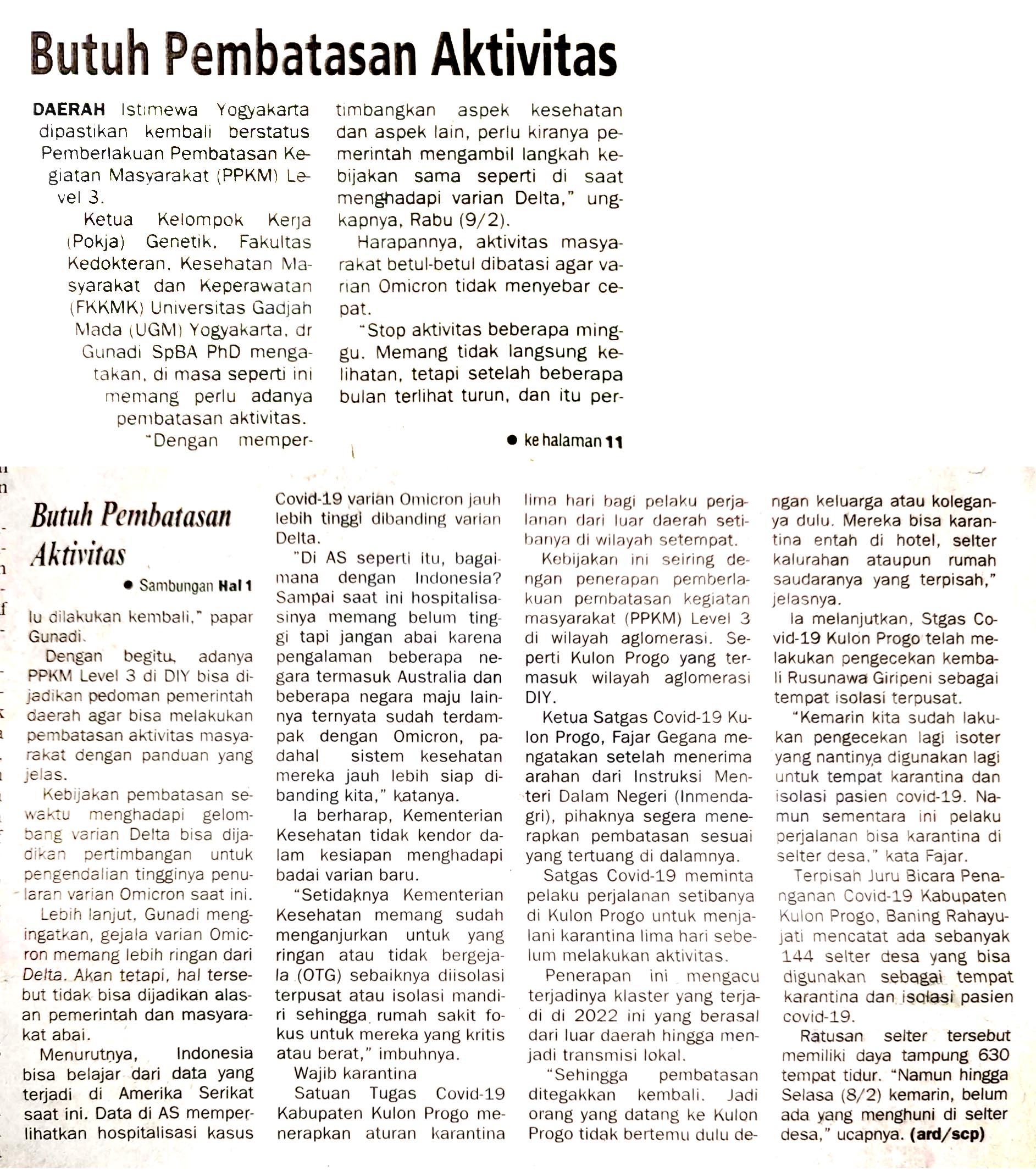 Kliping jogja terbaru