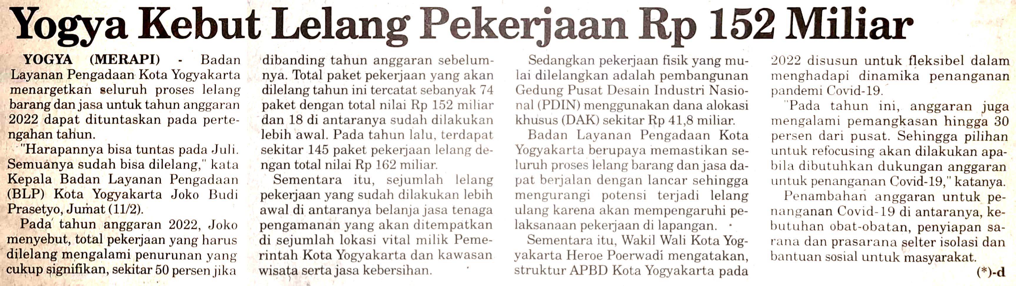 Kliping jogja terbaru