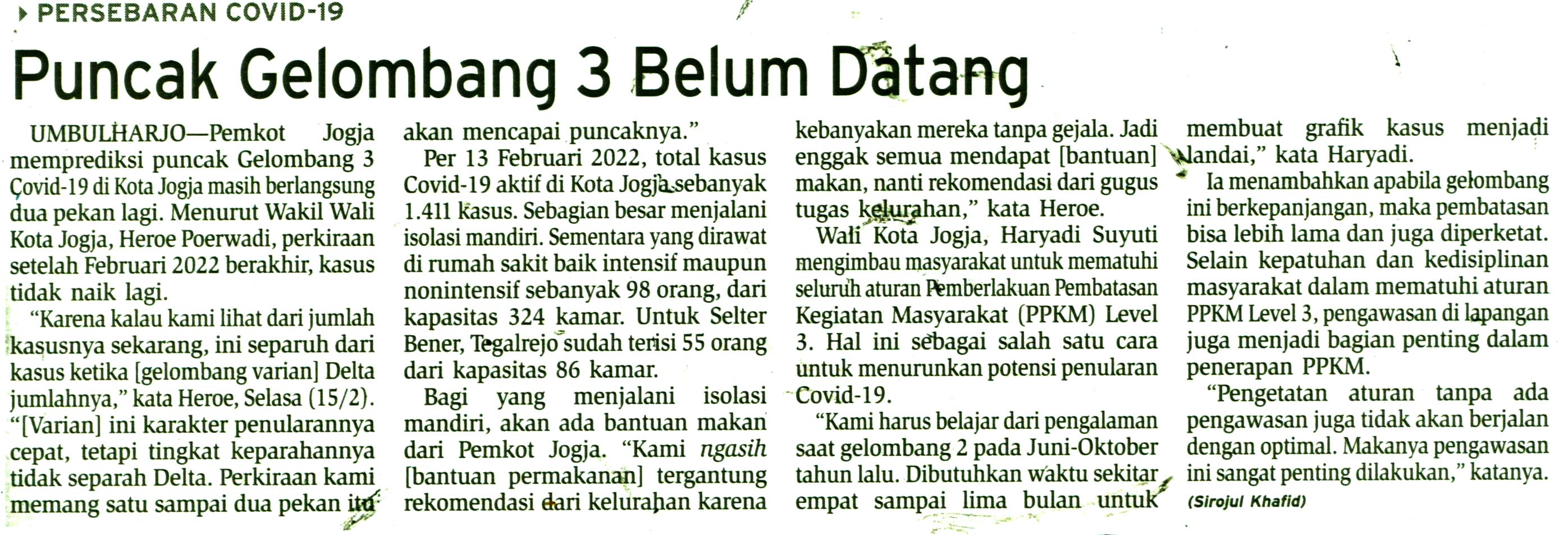 Kliping jogja terbaru