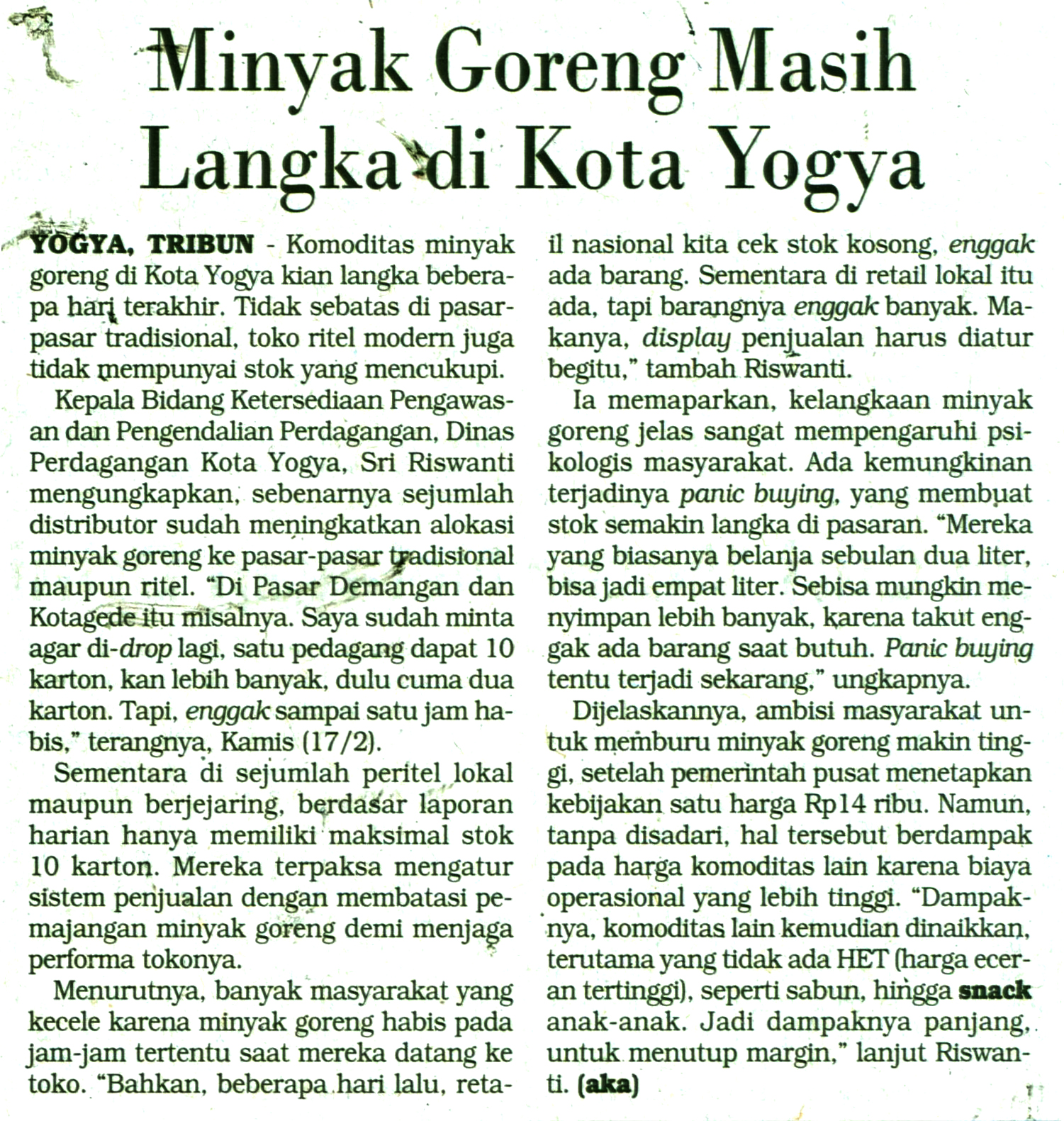 Kliping jogja terbaru