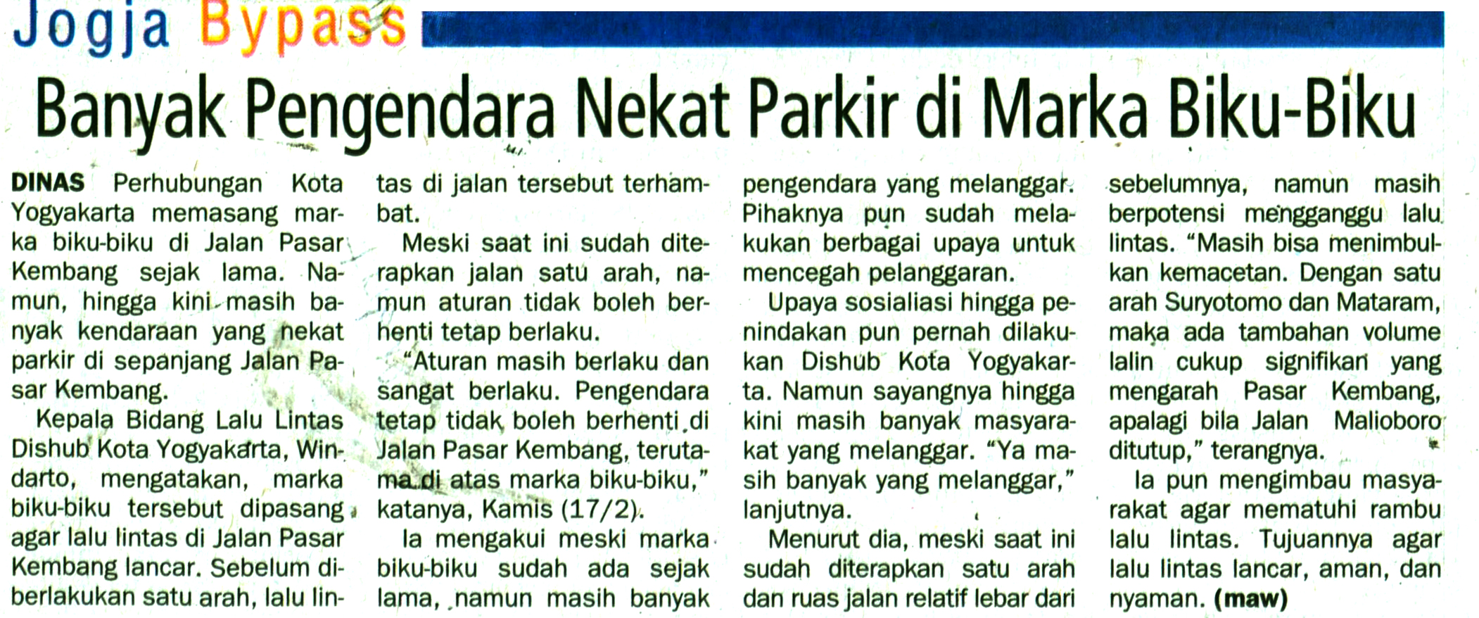 Kliping jogja terbaru