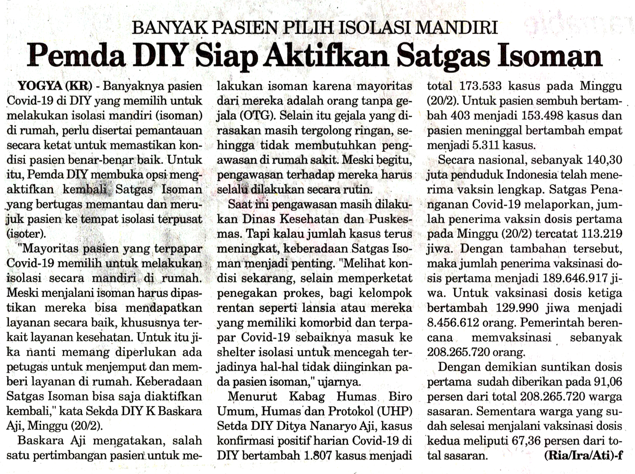Kliping jogja terbaru