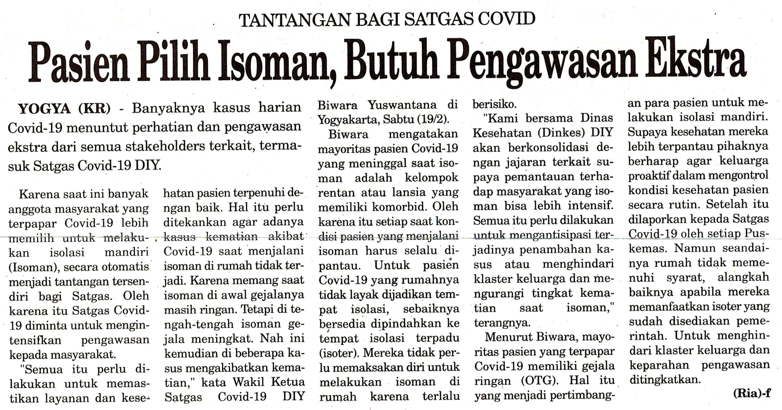Kliping jogja terbaru