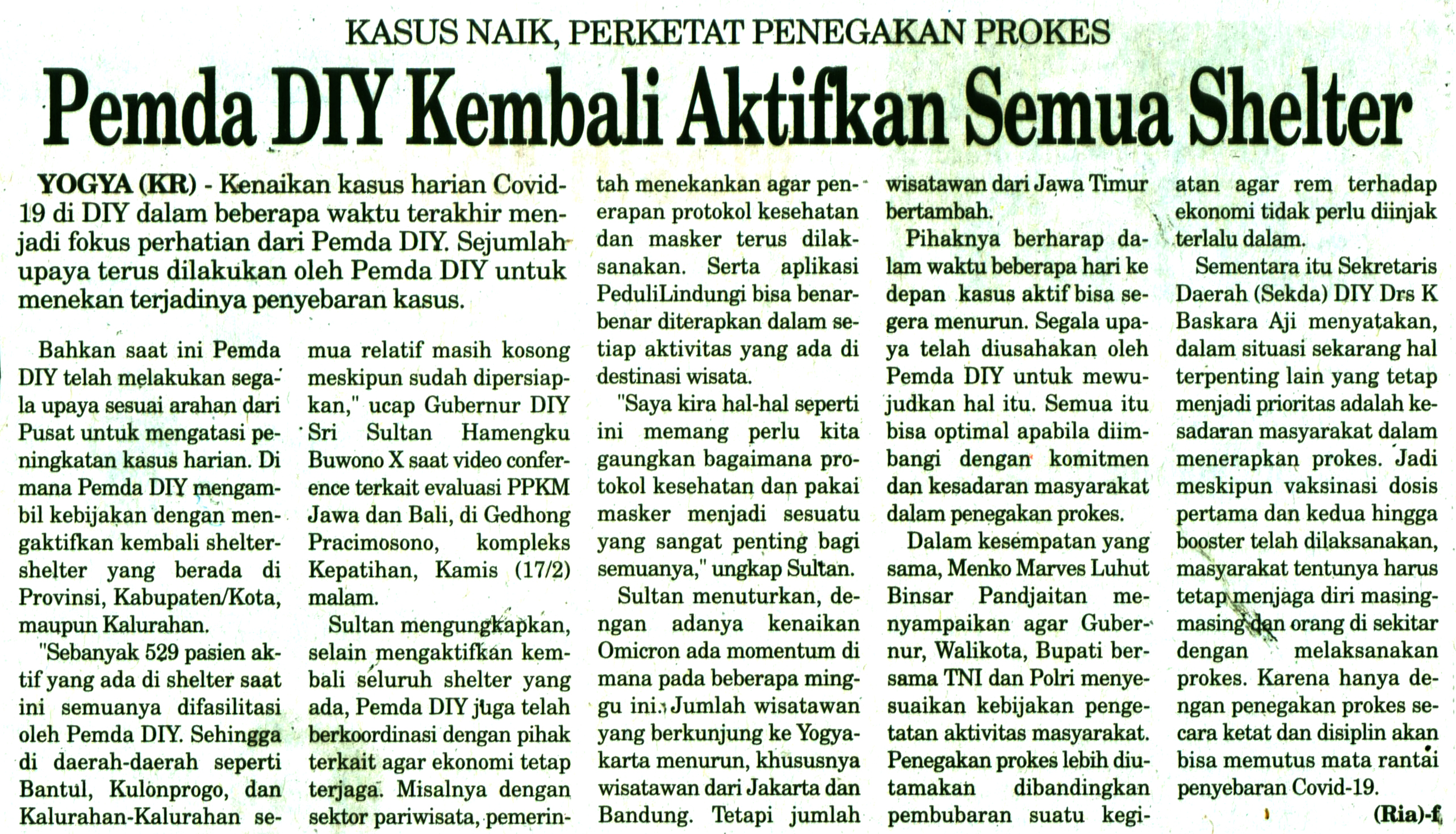 Kliping jogja terbaru