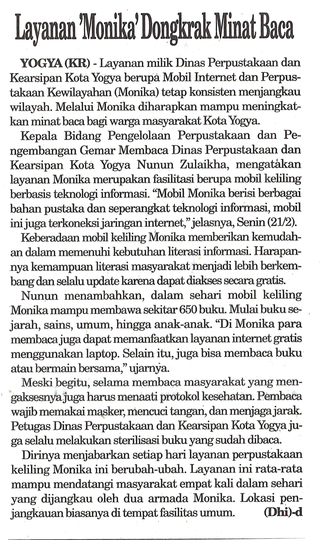 Kliping jogja terbaru