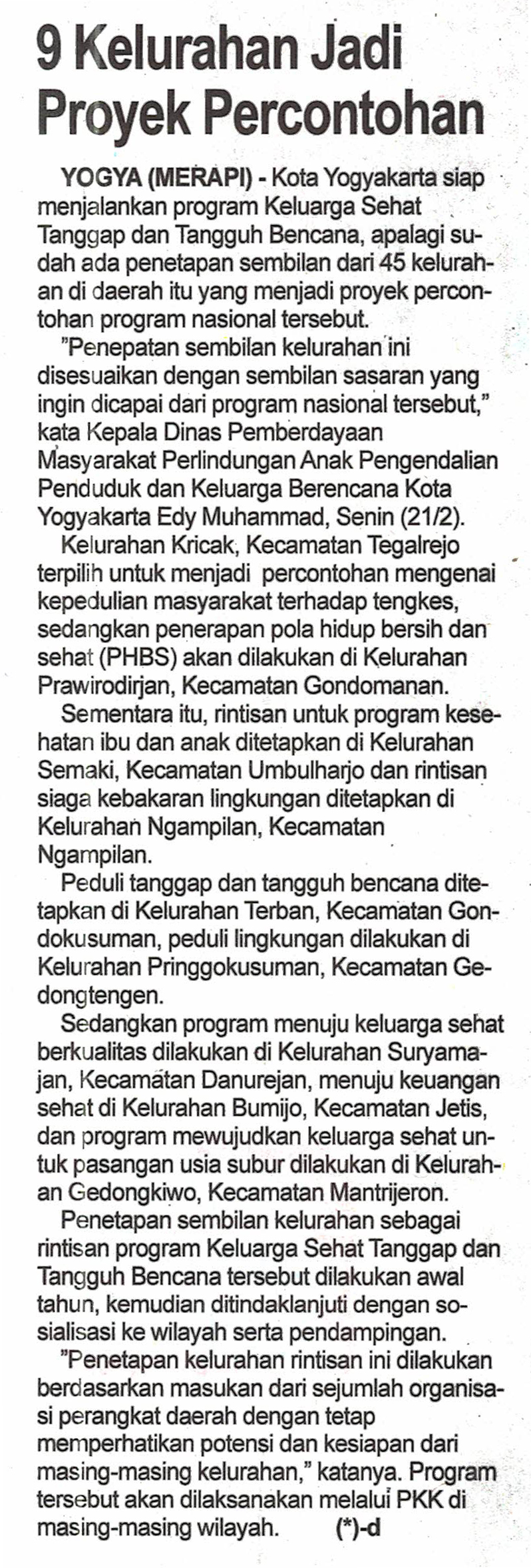Kliping jogja terbaru