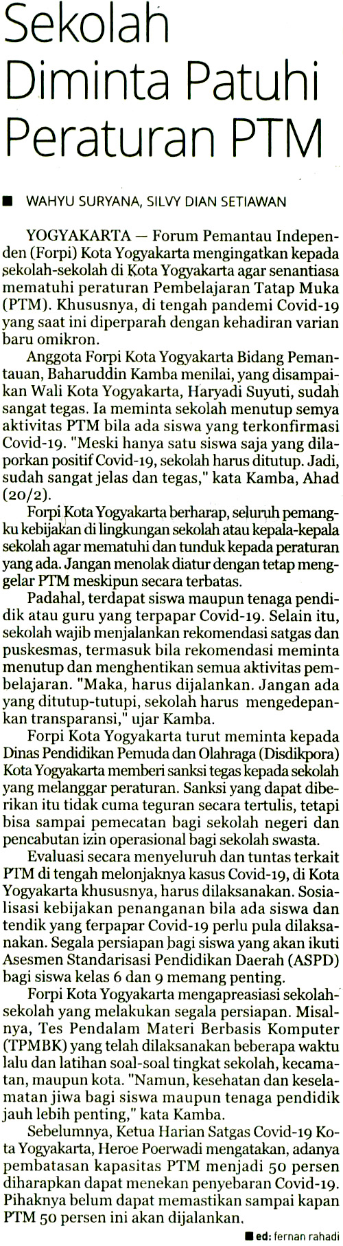 Kliping jogja terbaru