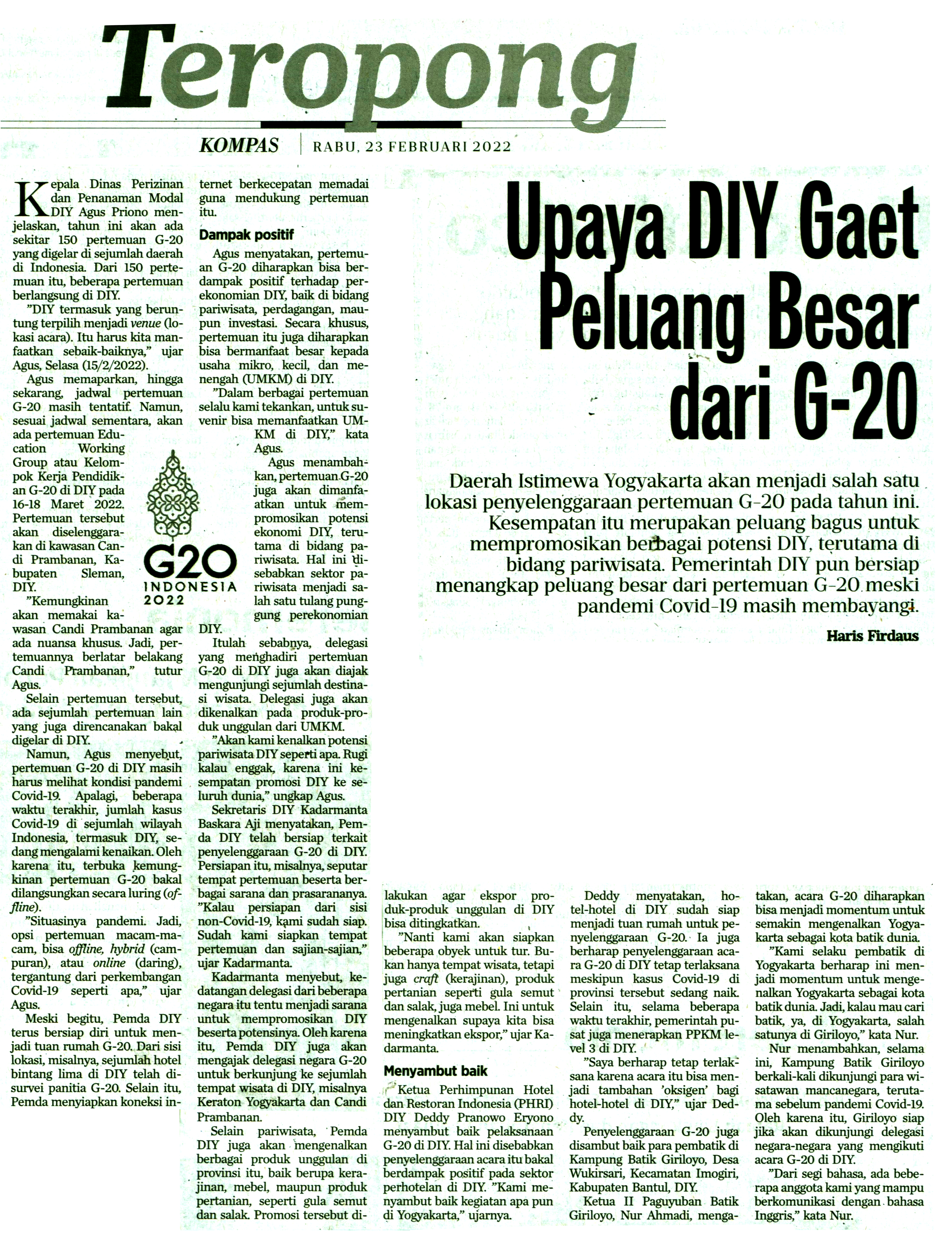 Kliping jogja terbaru