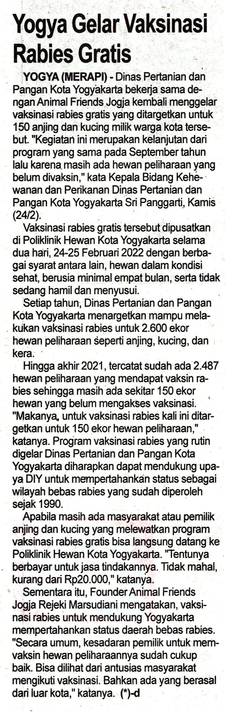 Kliping jogja terbaru
