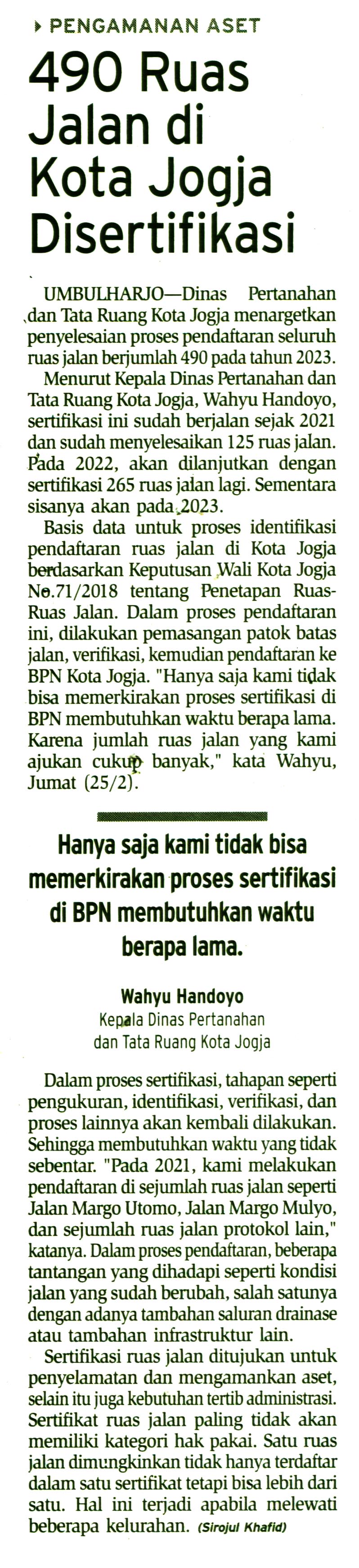 Kliping jogja terbaru
